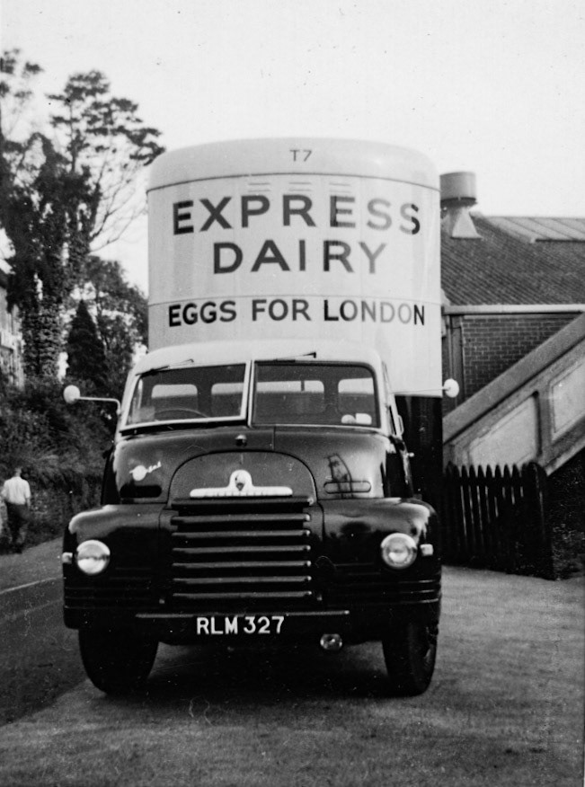 1950's Egg Transport - Eggs for London. (Courtesy Keith Sweetland)