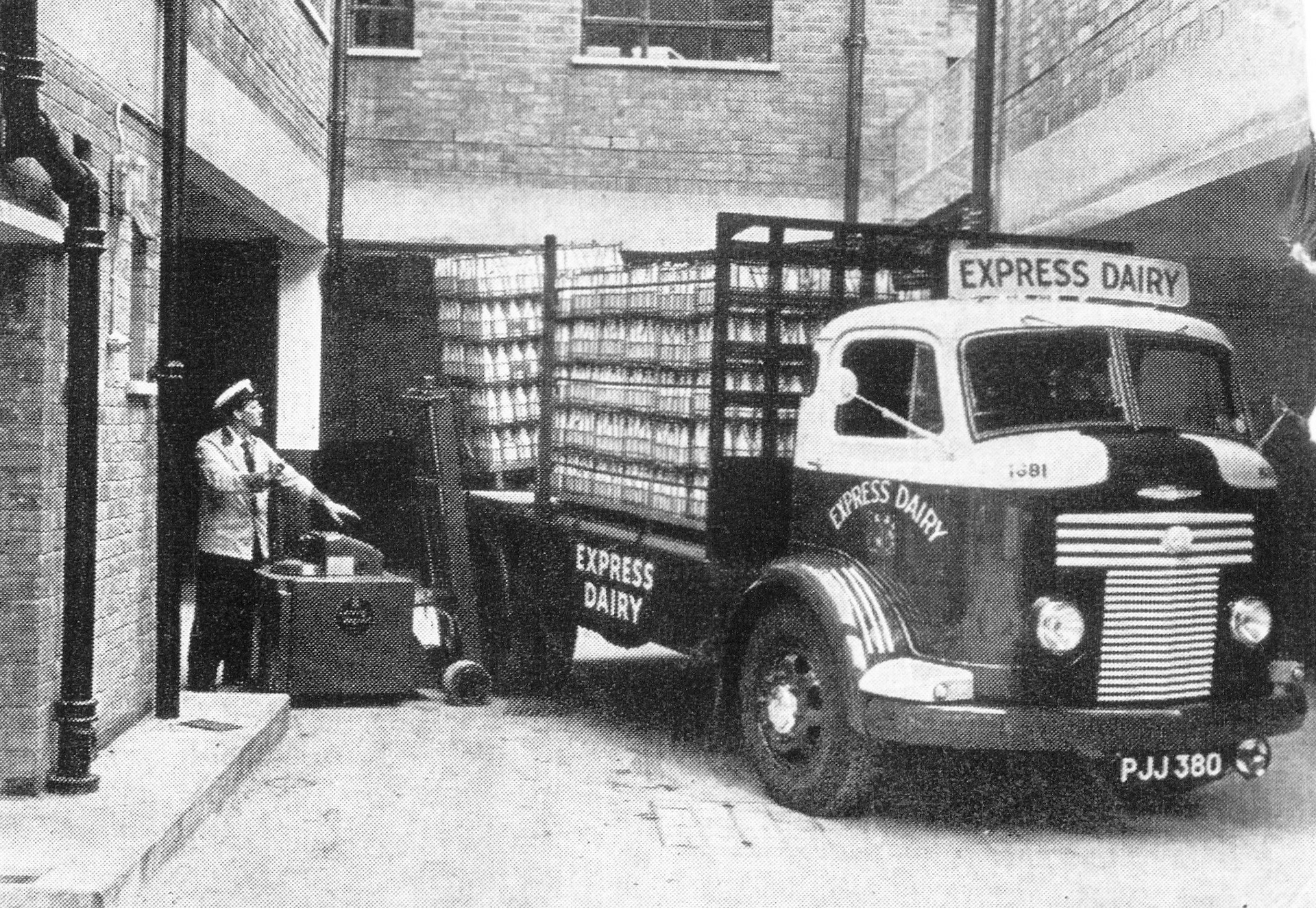 1954  Registered, Dave Fane comments "Commer new in 1954-PJJ 380, 1850"