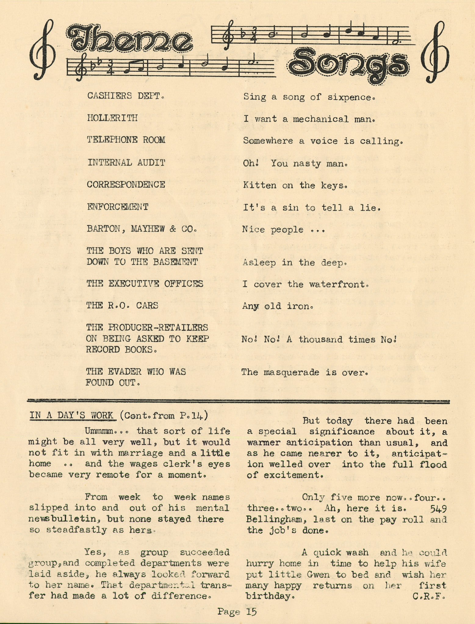 1939 'Milmarbo' in-house magazine, edition 4, published at the outbreak of WWII when staff were preparing to move to the newly constructed Thames Ditton HQ.  (Express Dairy Tales publication)
