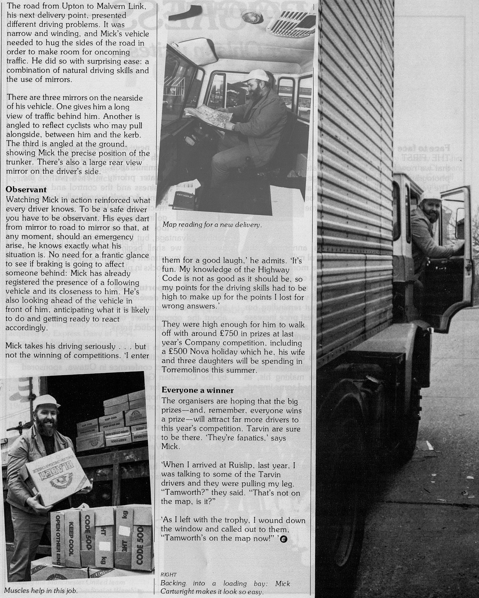 1984 Mick Cartwright Driver of the Year