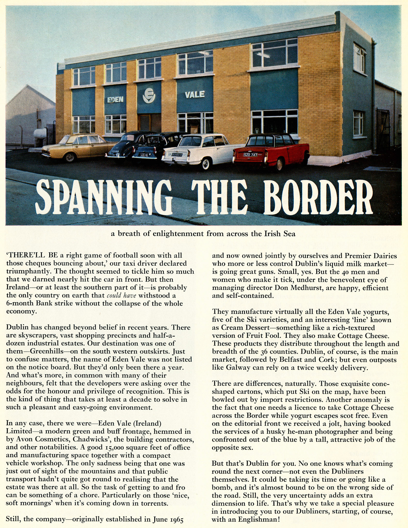 1971 Eden Vale sets up in Greenhills, Dublin