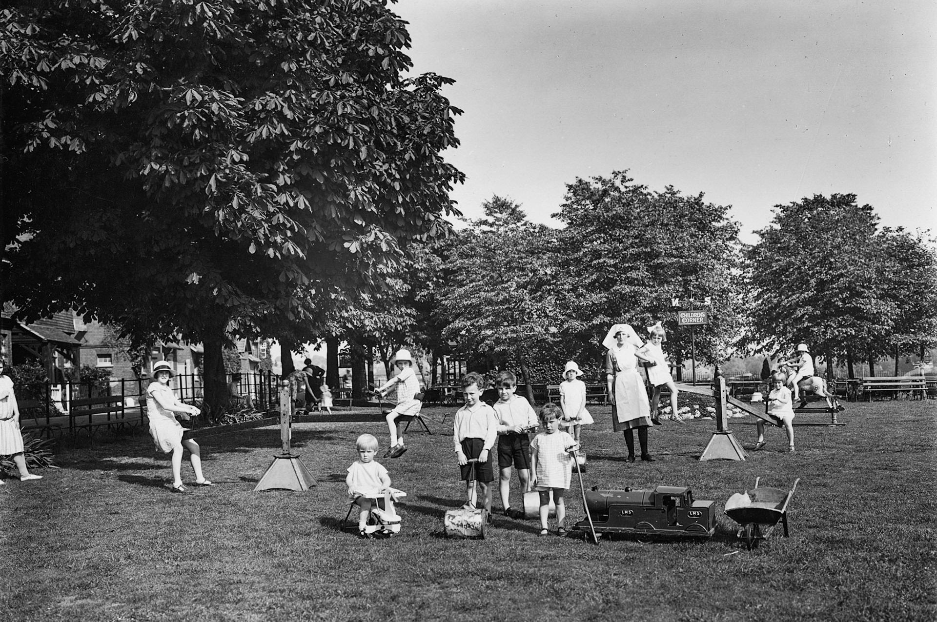 1930 College Farm playground (Courtesy Paul Smith)
