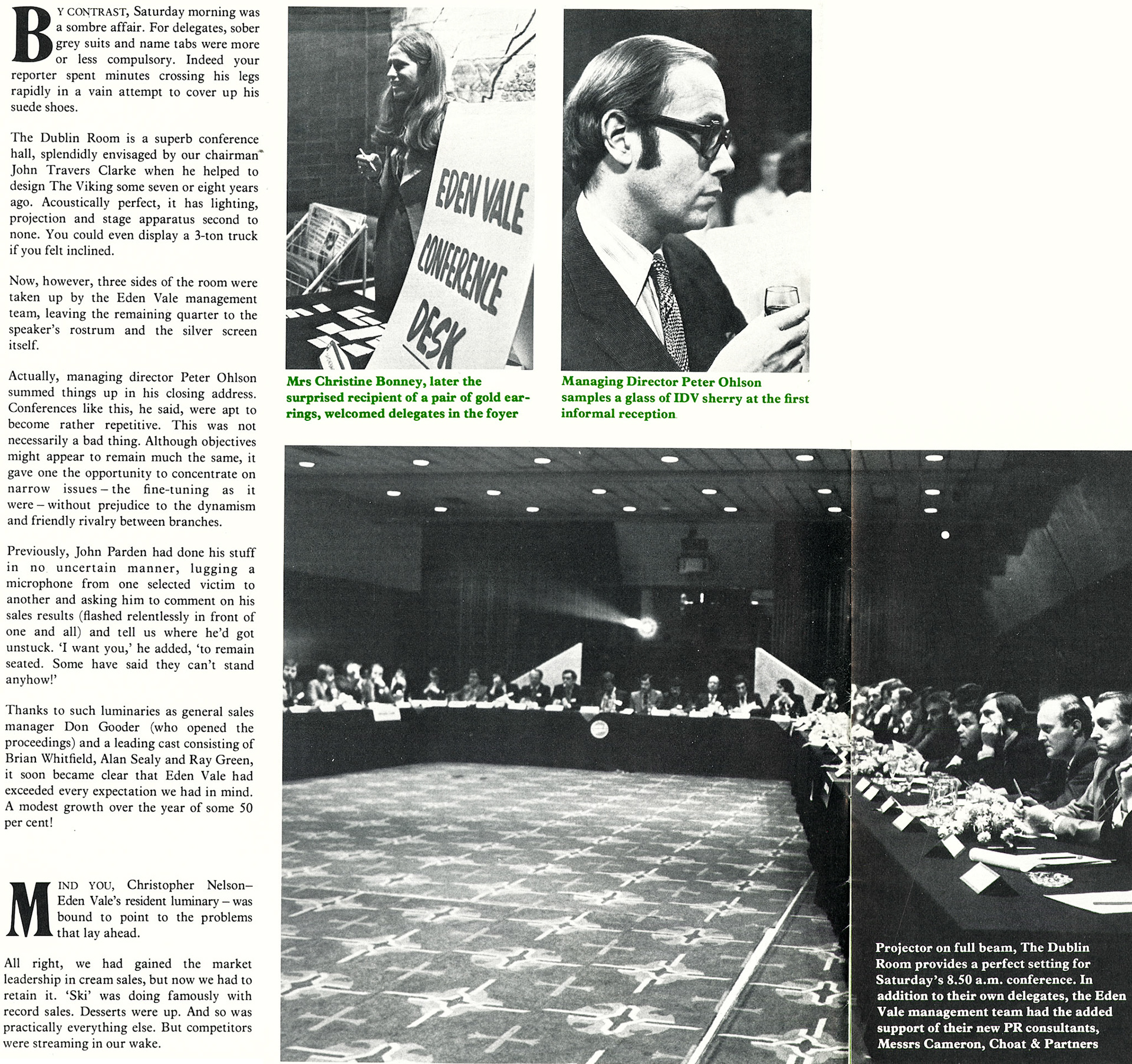1978 Eden Vale Management Conference-York. (Express News Spring)