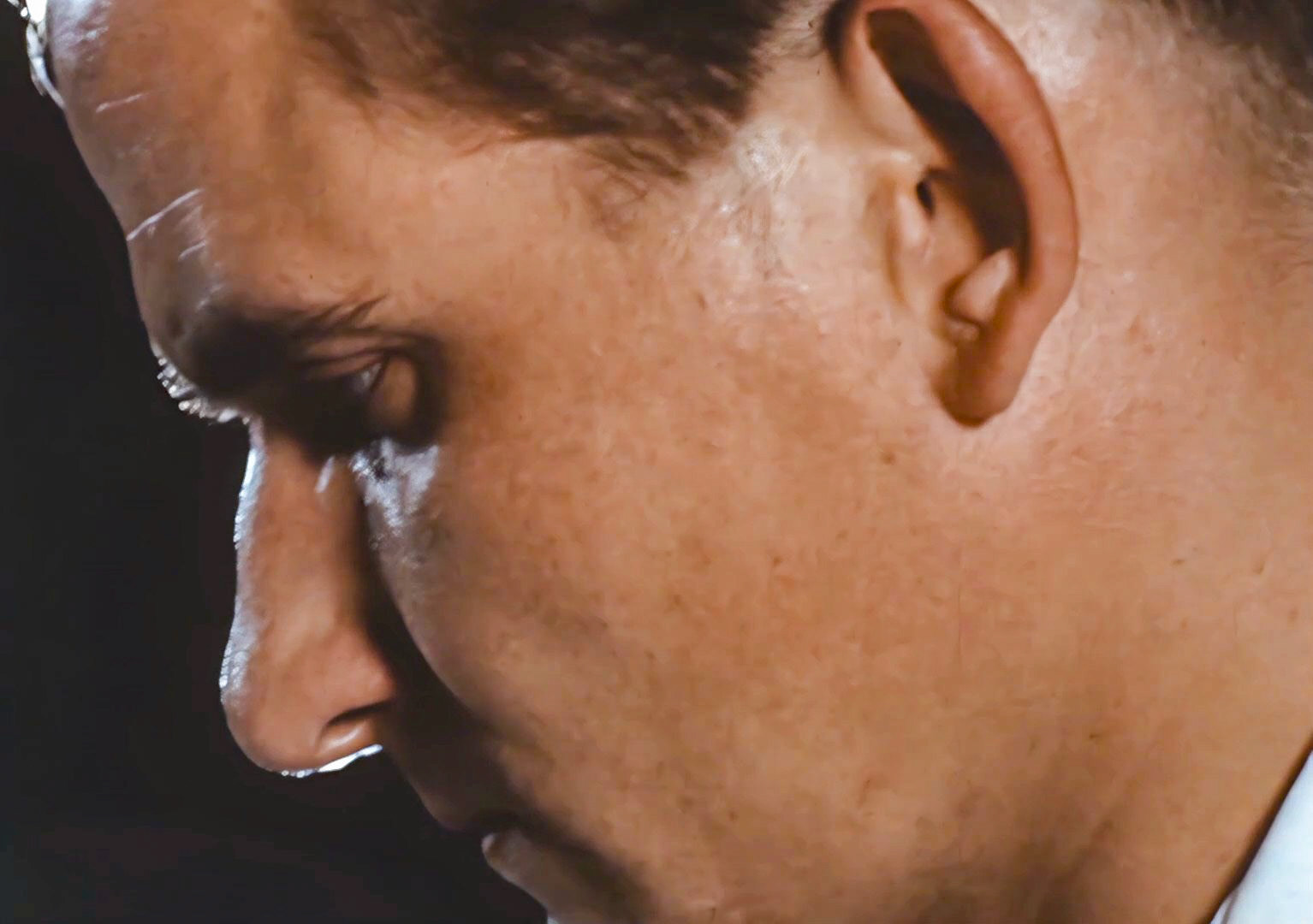 Minsterley, Derek Pugh recognises Gunus Skudra in the cheese store and comments "I assume his job title was cheesemaker, also he played in a local music band 'Esmond Betton's band'-what a great man he was." Debbie Jane de Braak, his granddaughter, explains "My father, Erik Skudra, is his son." Yvonne Davies adds "Aww... lovely man Mr Skudra RIP xx" (Still from 'The Art of English Cheesemaking' video)