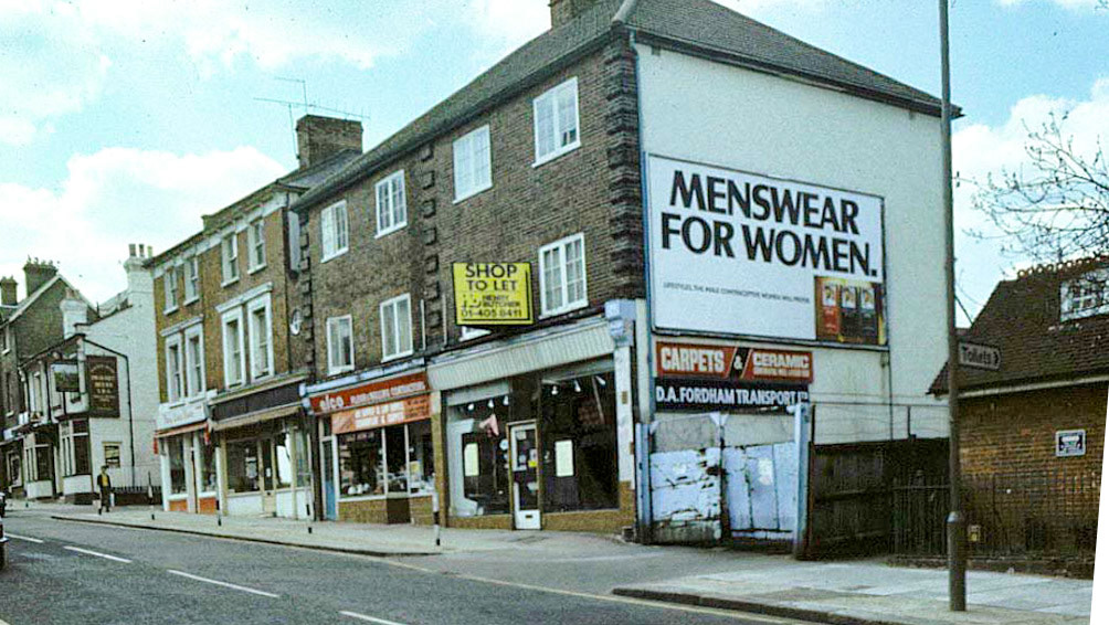 1970's? Old Express shop in Tavern Hill, East Barnet Road, third shop. Paul Smith comments "My mums shop was 7 East Barnet Road, the one with the white tiles at bottom." (Courtesy Terry Betty Levy, WHERE HAVE ALL THE BARNET PEOPLE GONE FB Group)