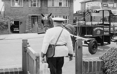 Mill Hill, horsedrawn float. (Courtesy Richard Gaylard)