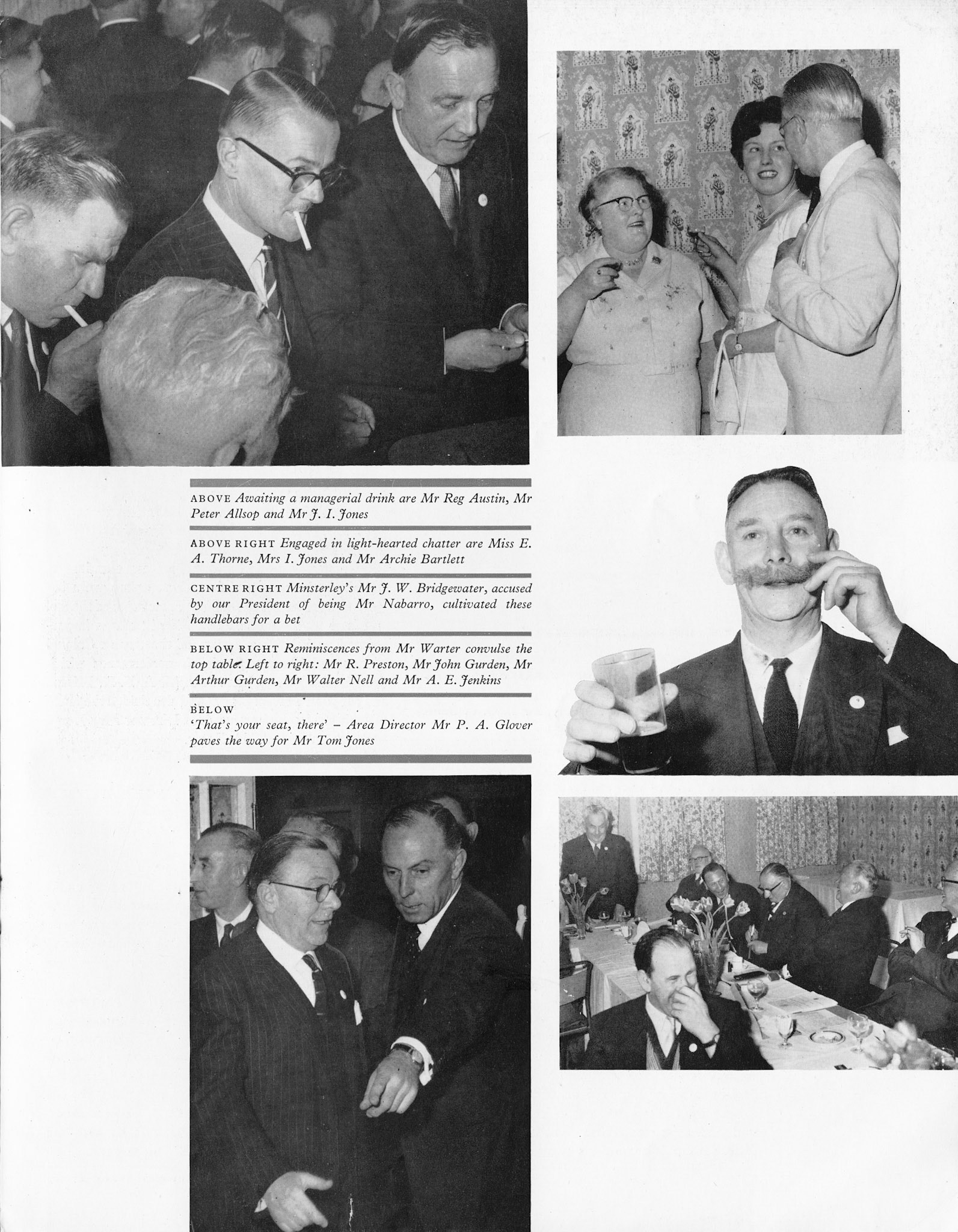 1961 Long Service Association Booklet pictures