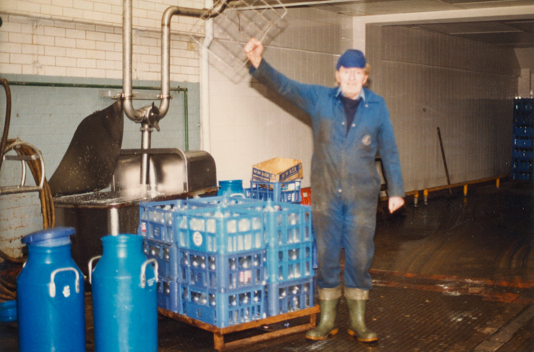 1980s Bromley Processing-milk reception and processing. (Pictures by Reg Ball, on loan from Colin Bristow)