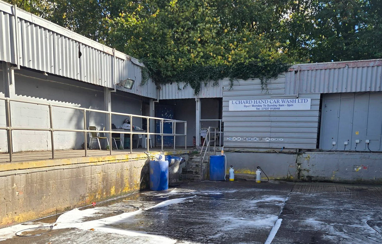 2026 Chard Depot, now a car wash. John Woodley comments "Express Chard bottle milk depot-the house was the office. The dock for unloading is still visible, and the milk float garage." Rod Cousins adds "This was originally Cricket Malherbie Dairies; we delivered milk from Yeovil." Gordon Clark "I remember delivering the milk to Chard depot from Exeter every day until I was made redundant in 1988." Derek Hollis "I remember this well, located in Silver Street. David Sibbick was the Depot Manager. It was one of the many Hunt's Dairies depots taken over by Express in 1975. John Cunningham was the Depot Manager when I arrived on the scene, but chose to call it a day." David Whitehead "I started work at Cricket Malherbie dairy in 1967, straight from school. The manager was Mr R Neal, he lived in the house which was the office. The office and cheese store had been transferred across the yard next to a house. Cricket Malherbie had depots in Ilminster, Crewkerne and Bridport-all under the control of Chard. The milk was delivered from the bottling plant at Yeovil which was also Head Office. When I left in 1978, J Cunningham was the manager." (Courtesy John Woodley)