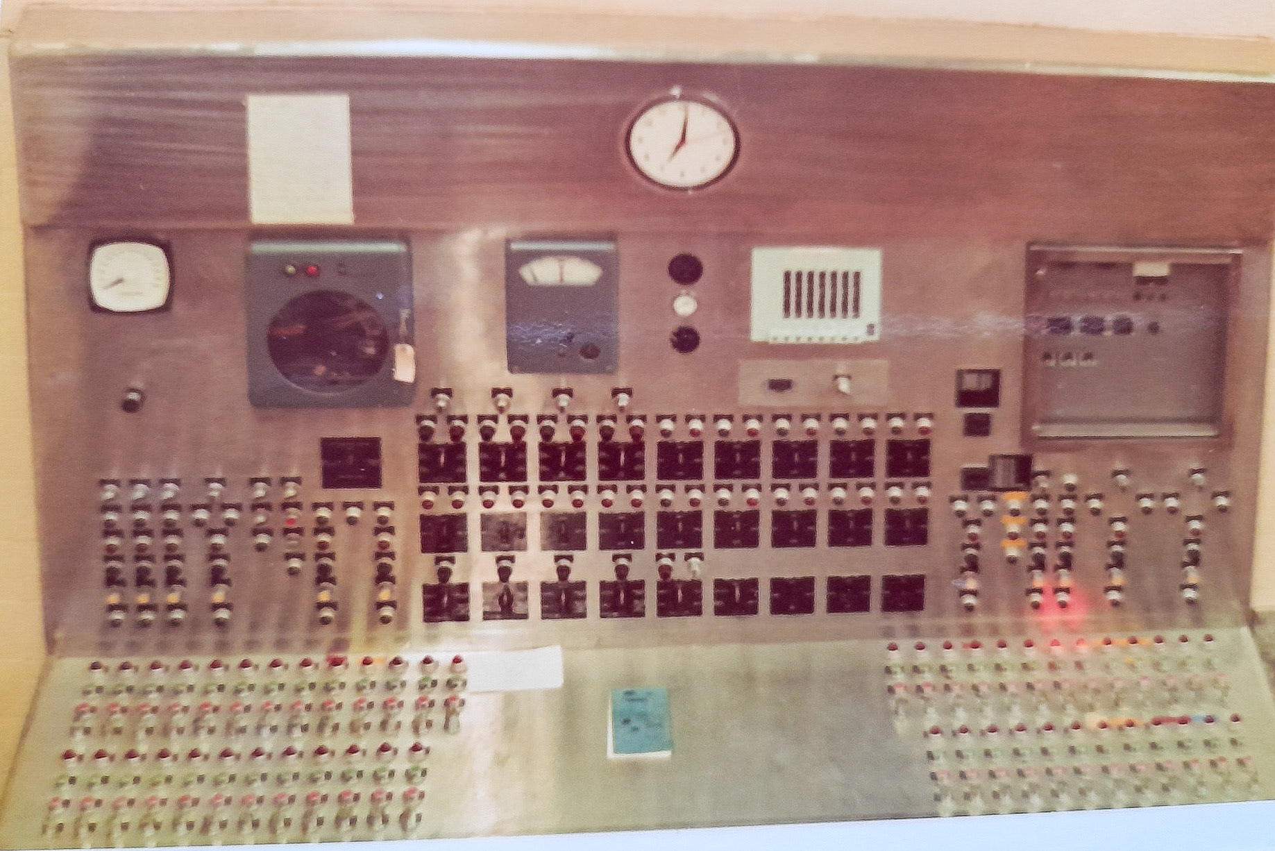 1970's ?North Tawton Control Panel (Photo by Phillip Budd)