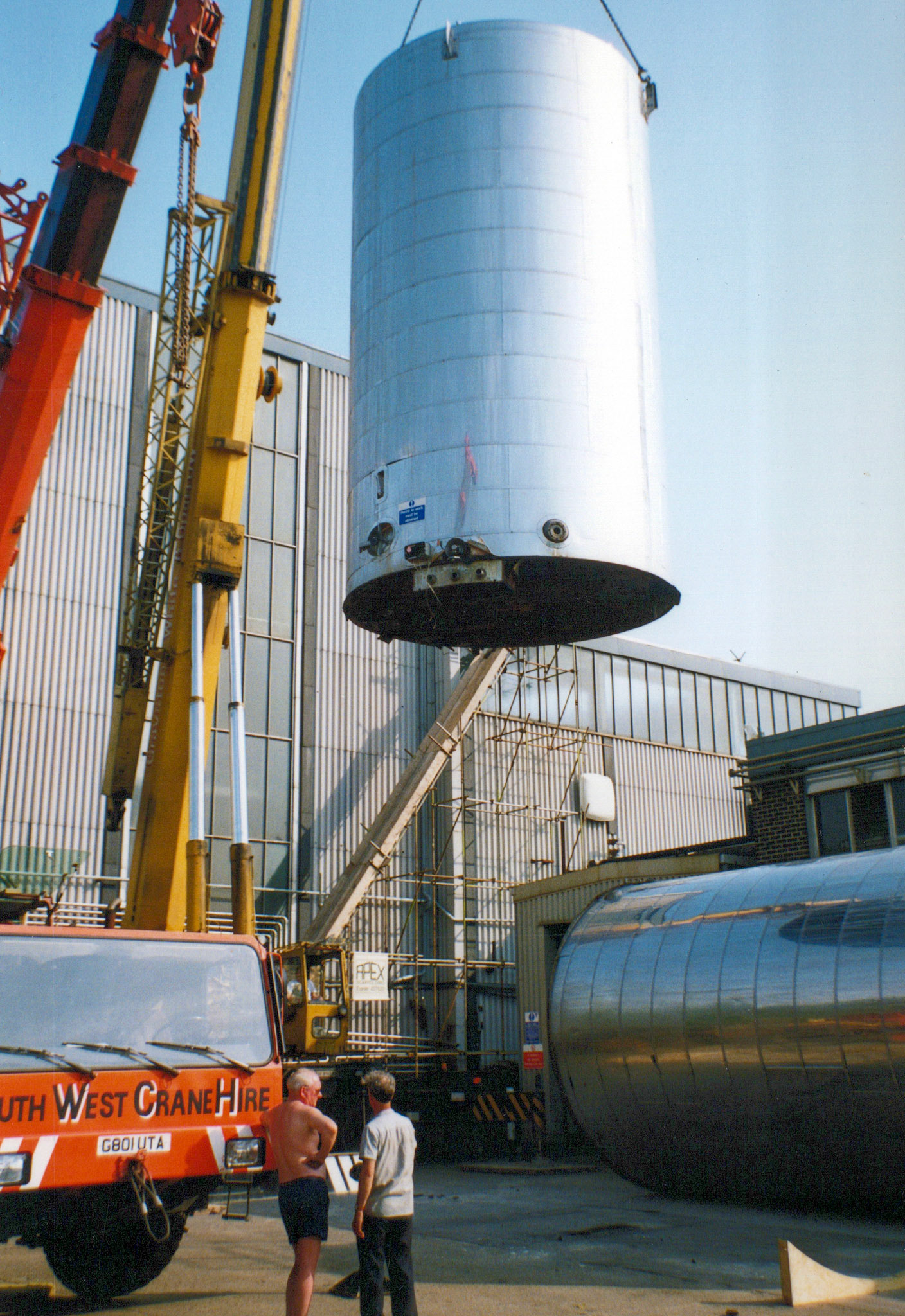 1992 Plant dismantling in progress (Courtesy Bill Wilson)