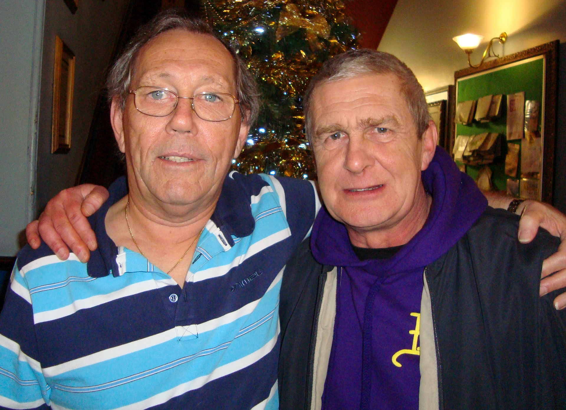 2015 Exeter Staff Reunion. Phillip Budd and Paul Harris. (Courtesy Phillip Budd)