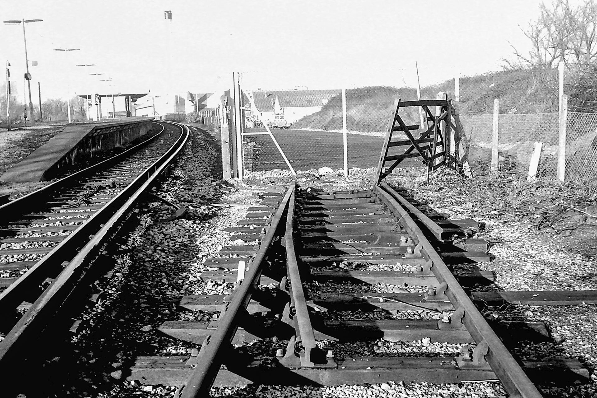 1979 South Morden rail siding and track removal. (Photographer Sam Jones)
