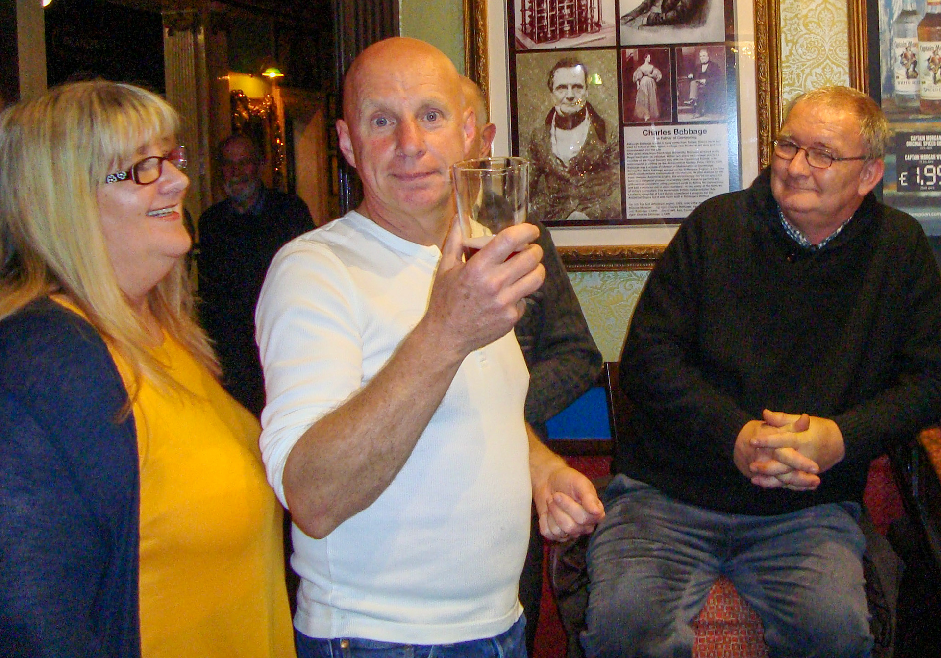 2016 Exeter Staff Reunion, The Imperial. Jimmy Heal and Mike Smith. (Courtesy Phillip Budd)