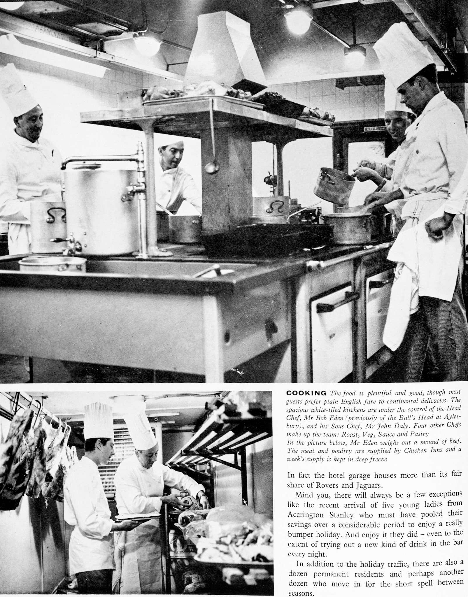 1961 Marsham Court Hotel, Bournemouth feature article. (Express News Autumn)
