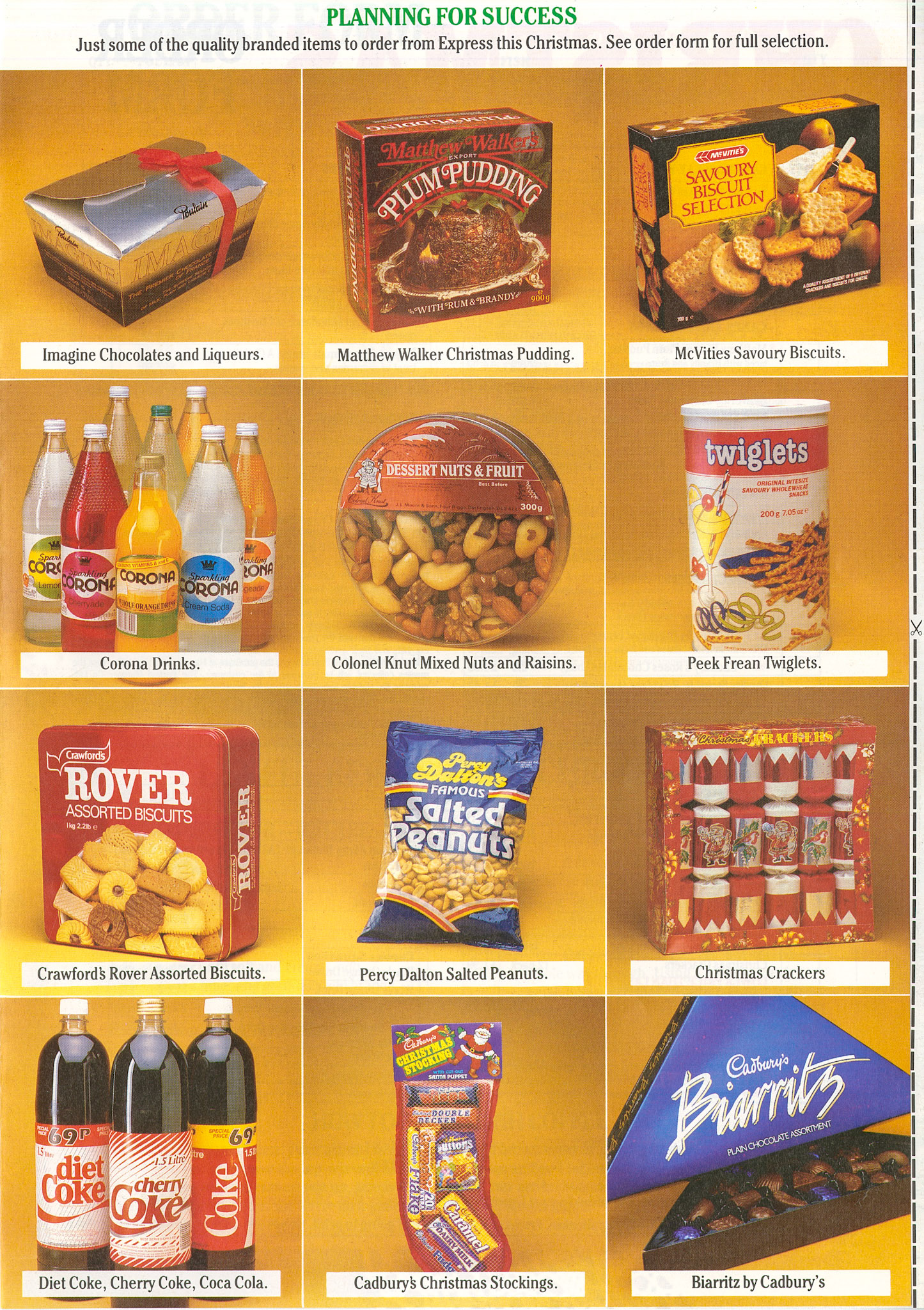1986 Christmas Hampers leaflet (Courtesy Paul Luke)