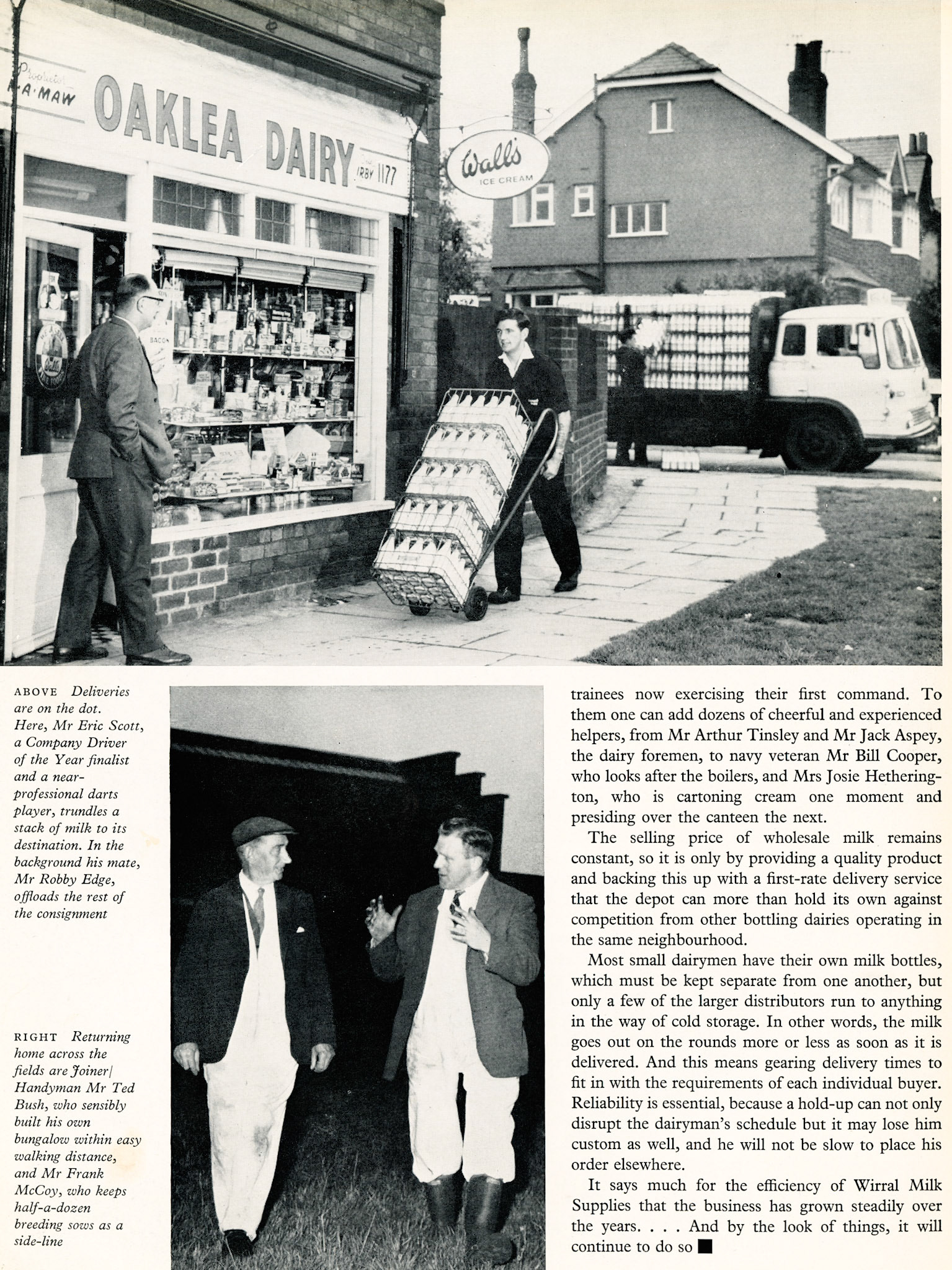 1962 Wirral Milk Supplies joins Express