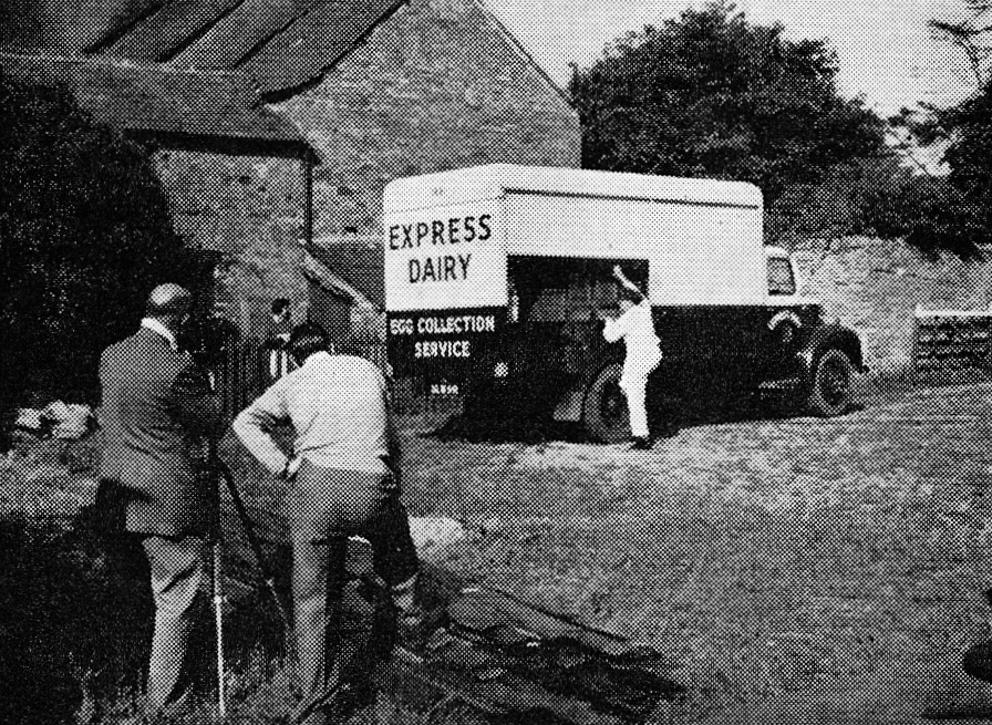 1957 Egg collection driver R.W.Williams