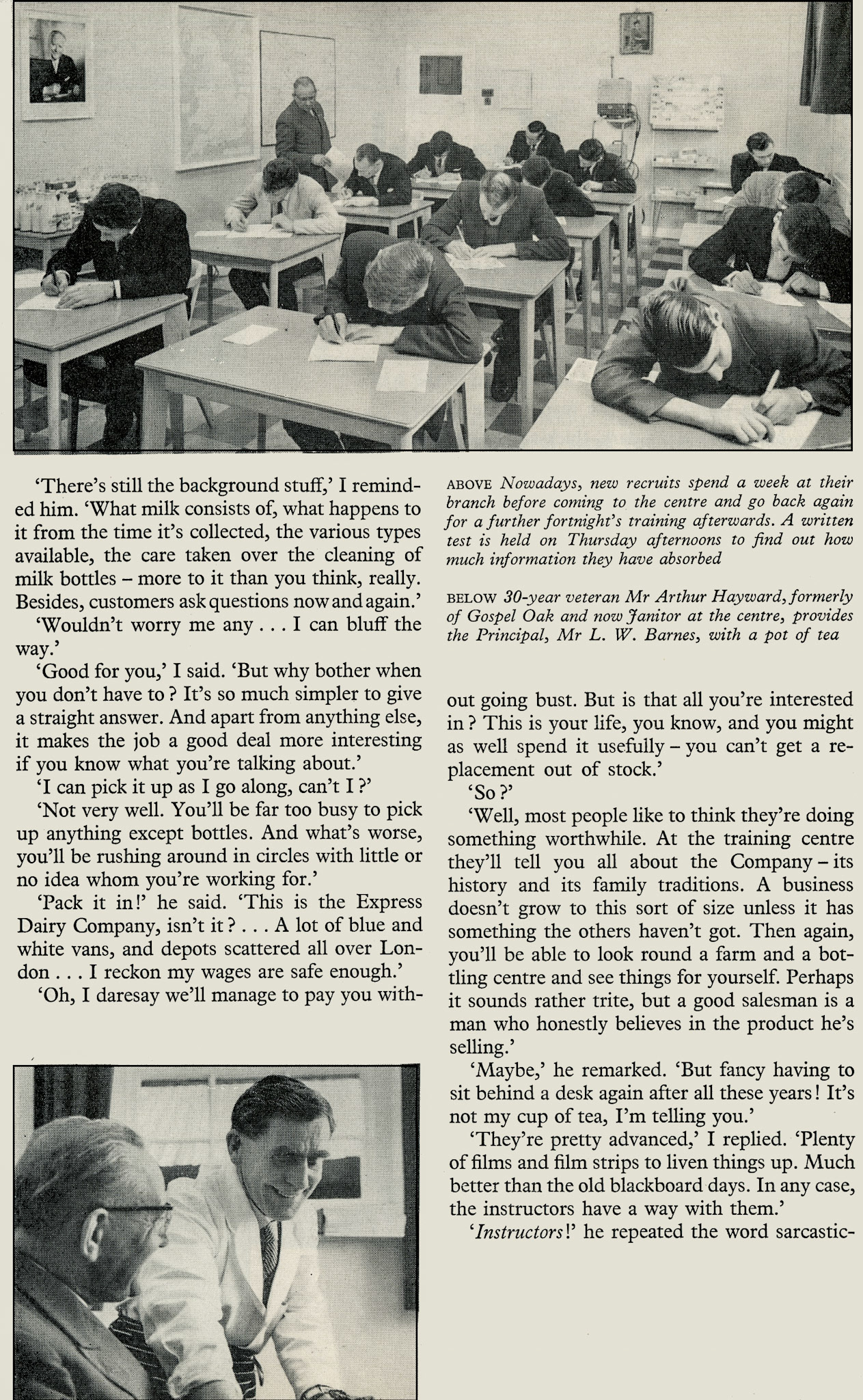 1960 Training Centre moves from Swiss Cottage to Heath Street, Hampstead. (Express News Summer)