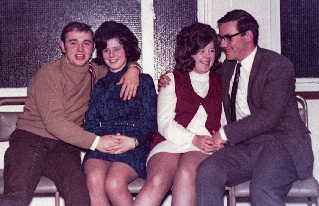 "Brian Lakelin and Margery (L), Olwyn and John Evans (R) Lavinia Morgan adds "Brian Lakelin (my brother) and Margery Lakelin" (Joe Lyons Collection)