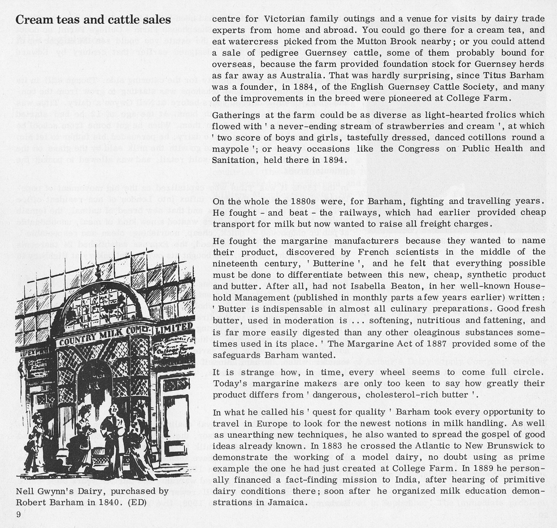 1983 Milk for the millions - Brigid Grafton Green, Barnet Libraries Local History Publications