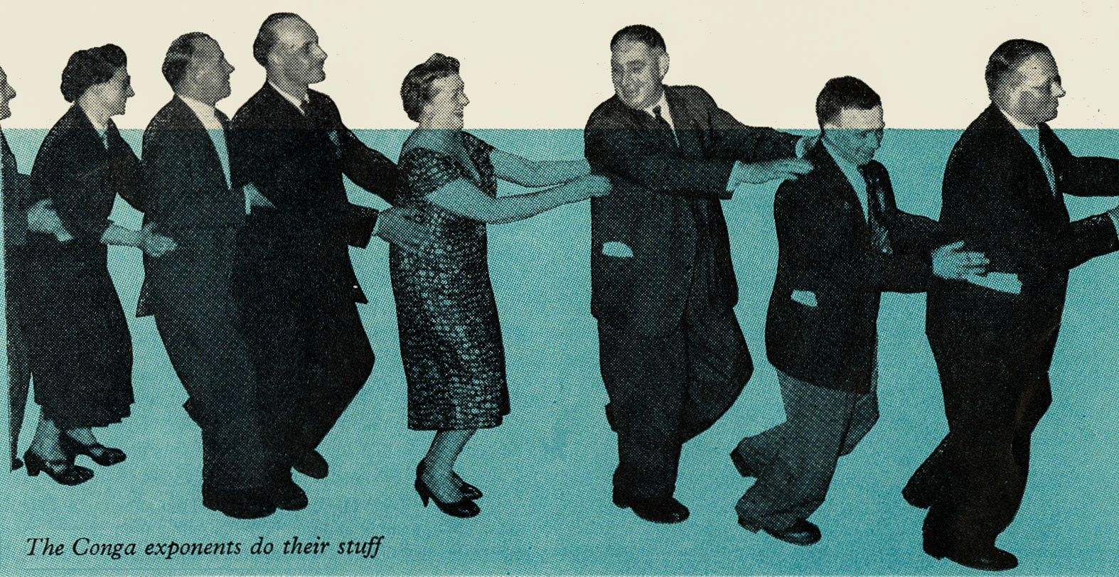 1958 Did they really do this at Company Dinners? (Express News July)