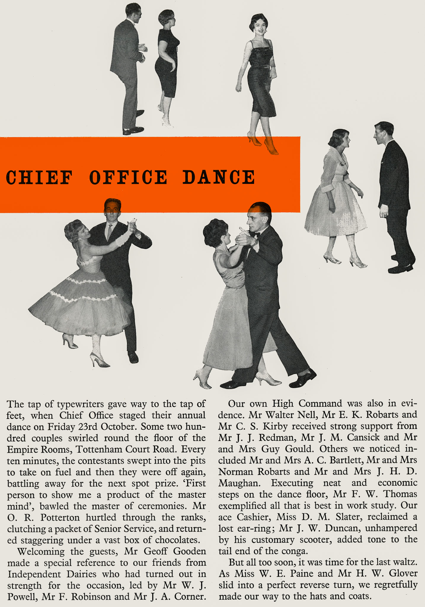 1959 Chief Office Dance (Express News December)