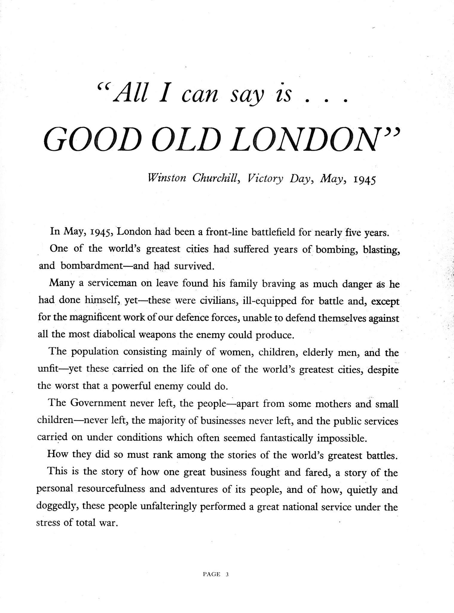 1944 Express in time of war (Black and white images from photocopy, courtesy Paul Luke)