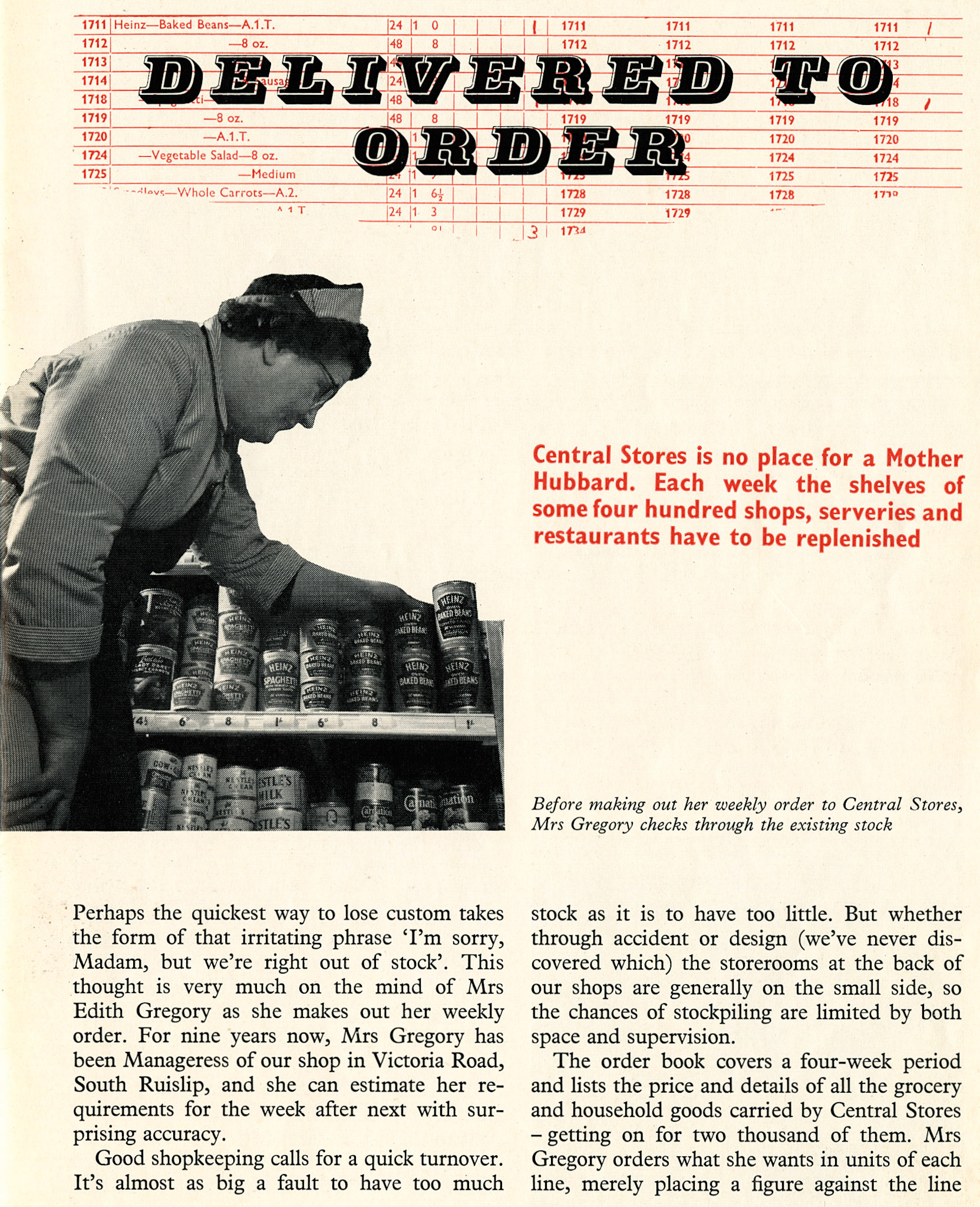 1959 Express Central Stores at South Ruislip