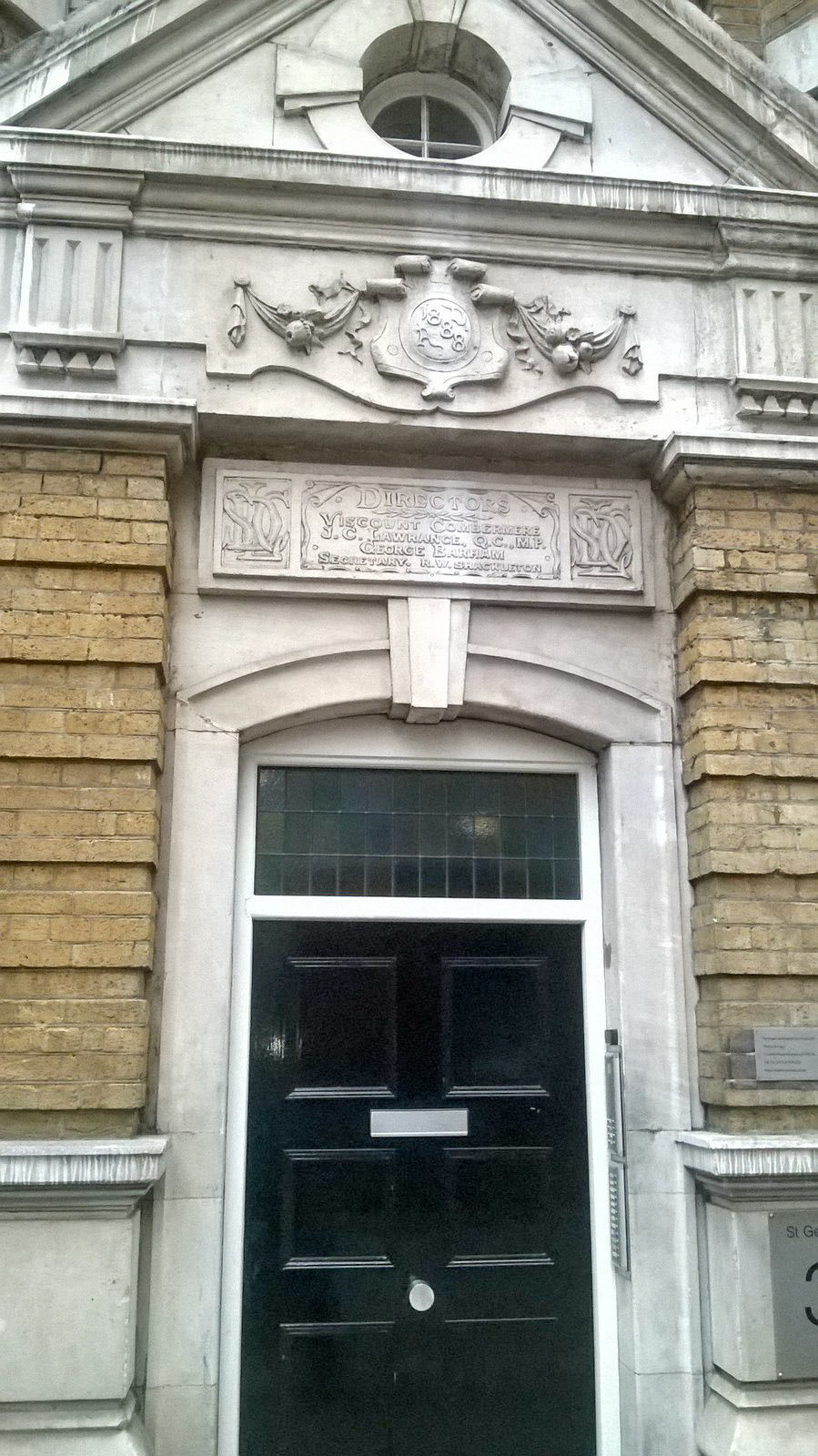 Dairy Supply Company (now Pizza Express) Architect: R.P. Wheelock. 1888. Location: 30 Coptic Street and Little Russell Street, WC1. Courtesy(Photographs and caption by Robert Freidus. Formatting and perspective correction by George P. Landow https://victorianweb.org/sculpture/architectural/92.html)