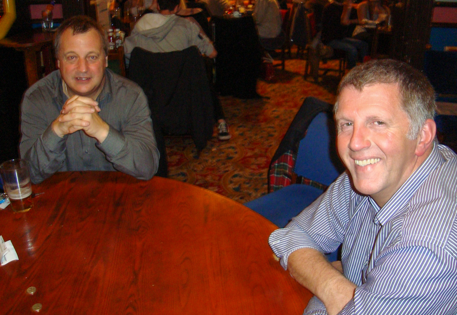 2014 Exeter Staff Reunion. Jimmy Reid comments "Del!" (Courtesy Phillip Budd)
