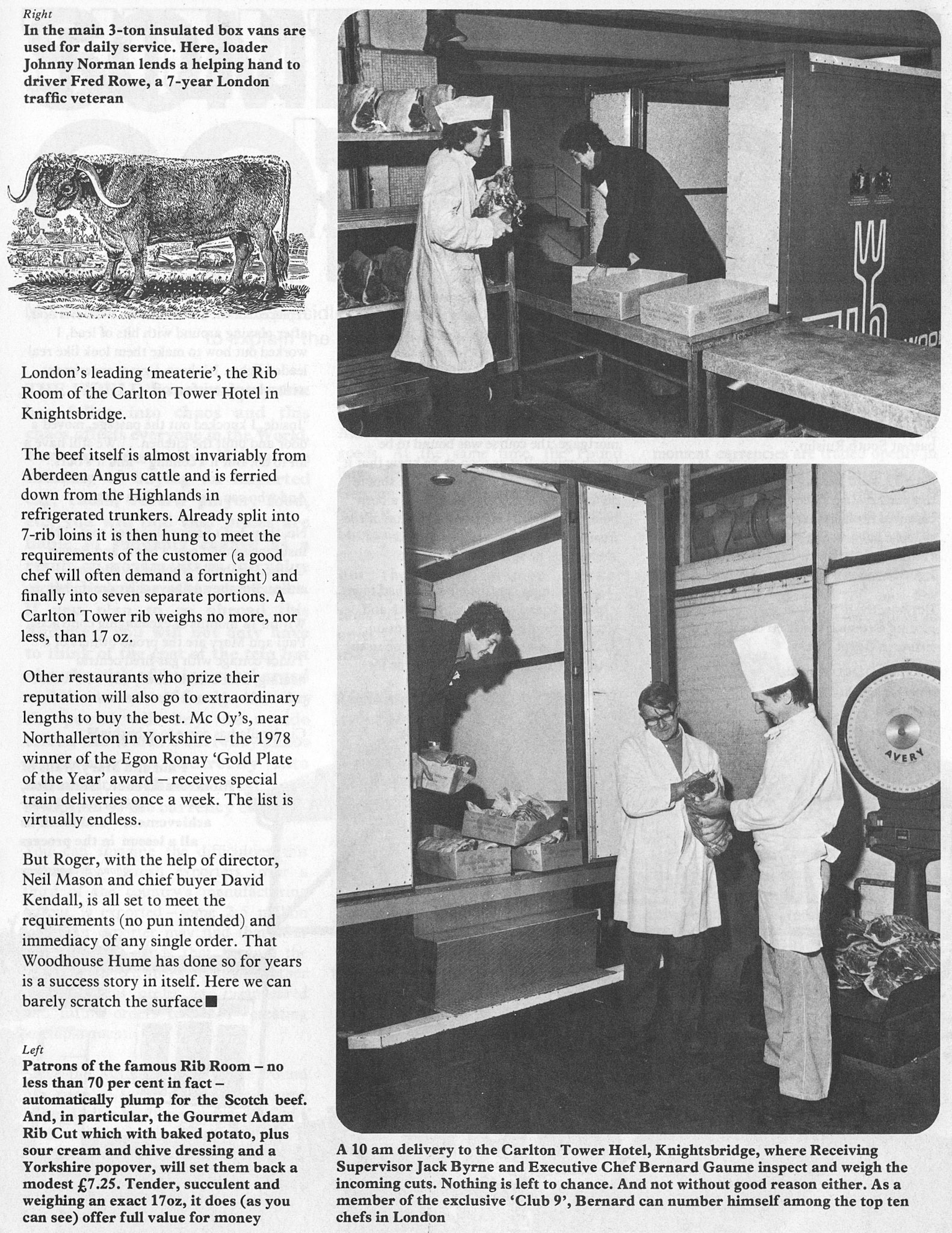 1979 Woodhouse Hume's operations