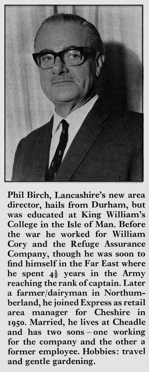 1970 Phil Birch, Lancashire Area Director (Express News Spring)