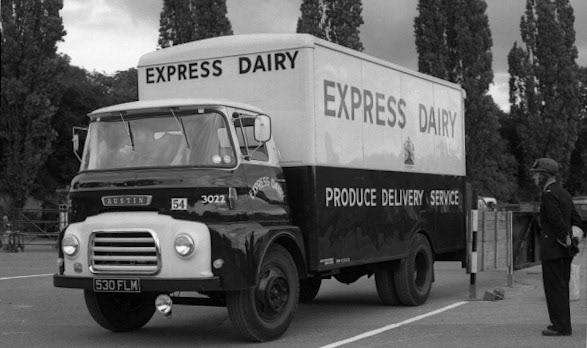 1963 Austin FF/FH Express Dairy Northampton LDY 1963 (Courtesy NA3T)