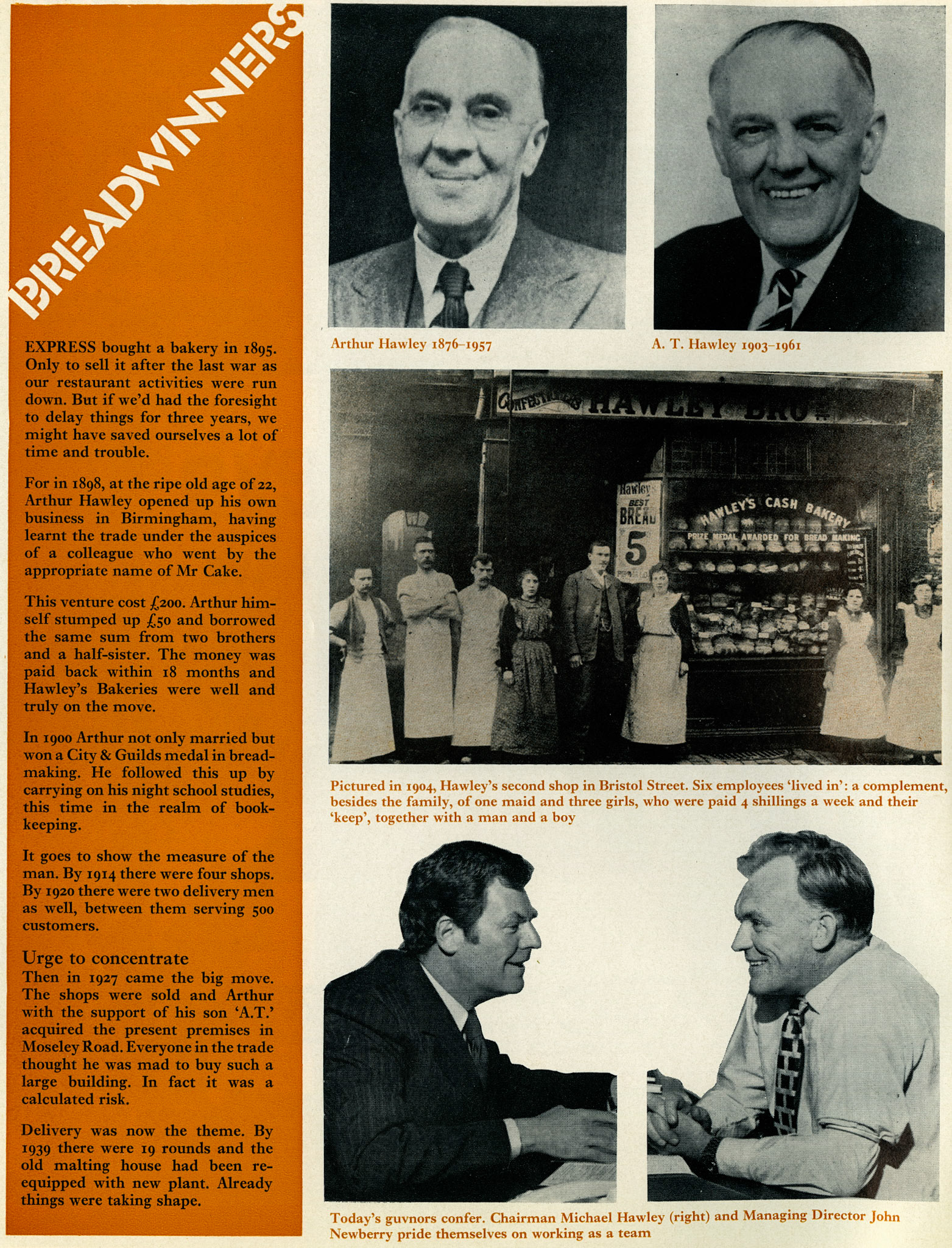 1973 Hawley's Bakeries