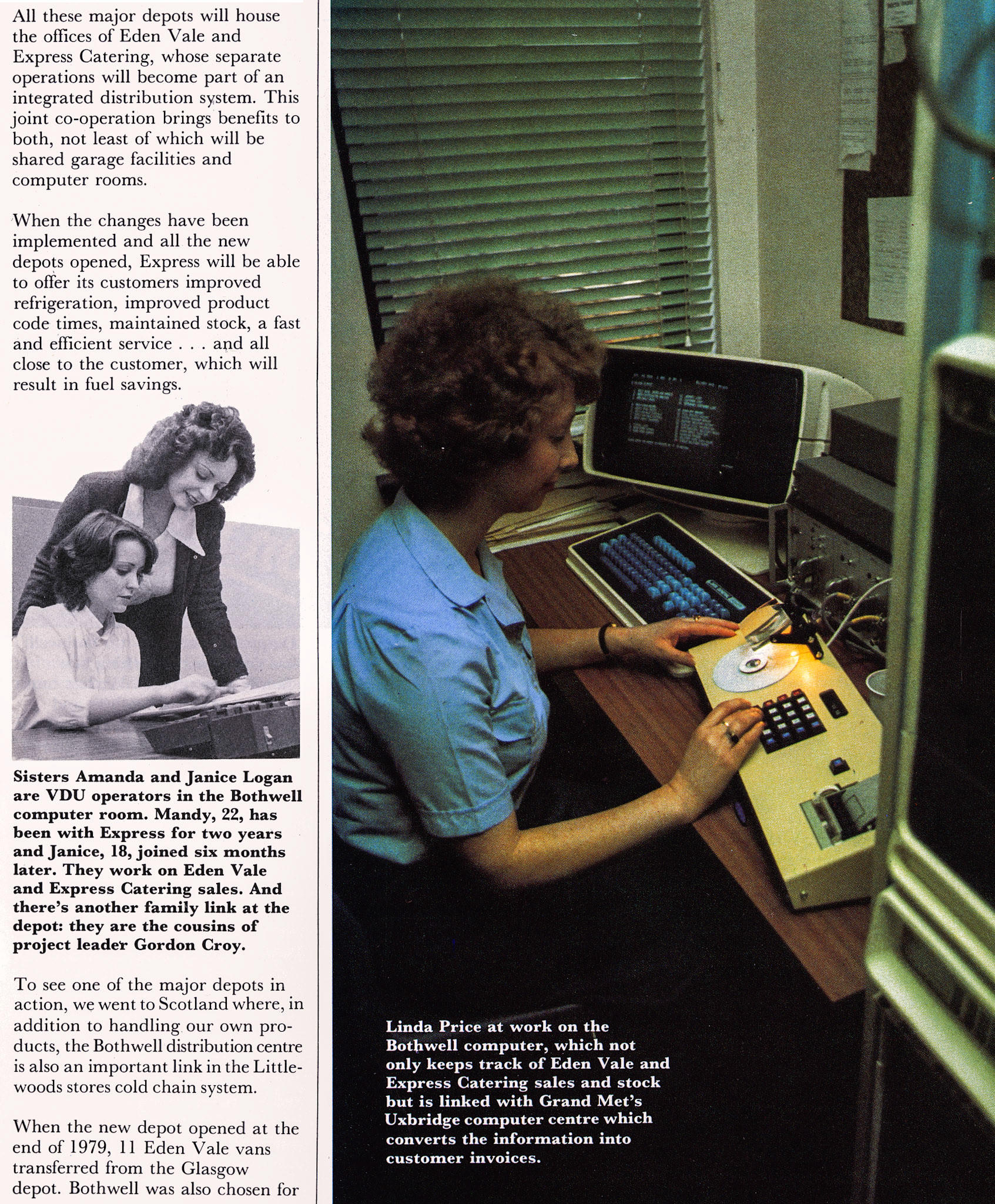 1982 Bothwell Depot featured in this 'On The Move' article. (Express News April)