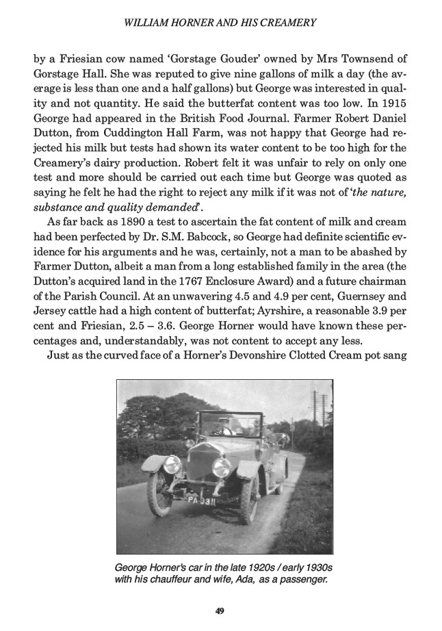 William Horner and his Creamery, Jill King