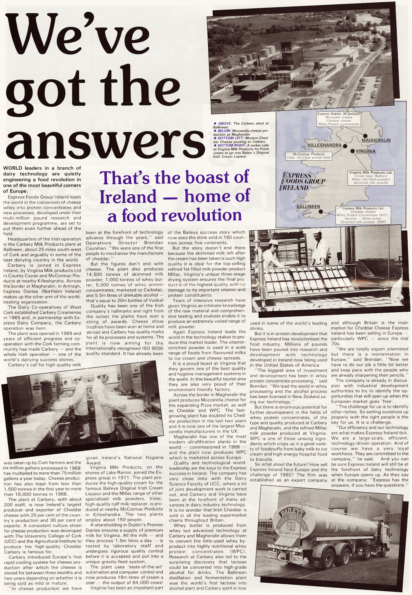 1989 Express Foods Group Ireland review (Express News September)