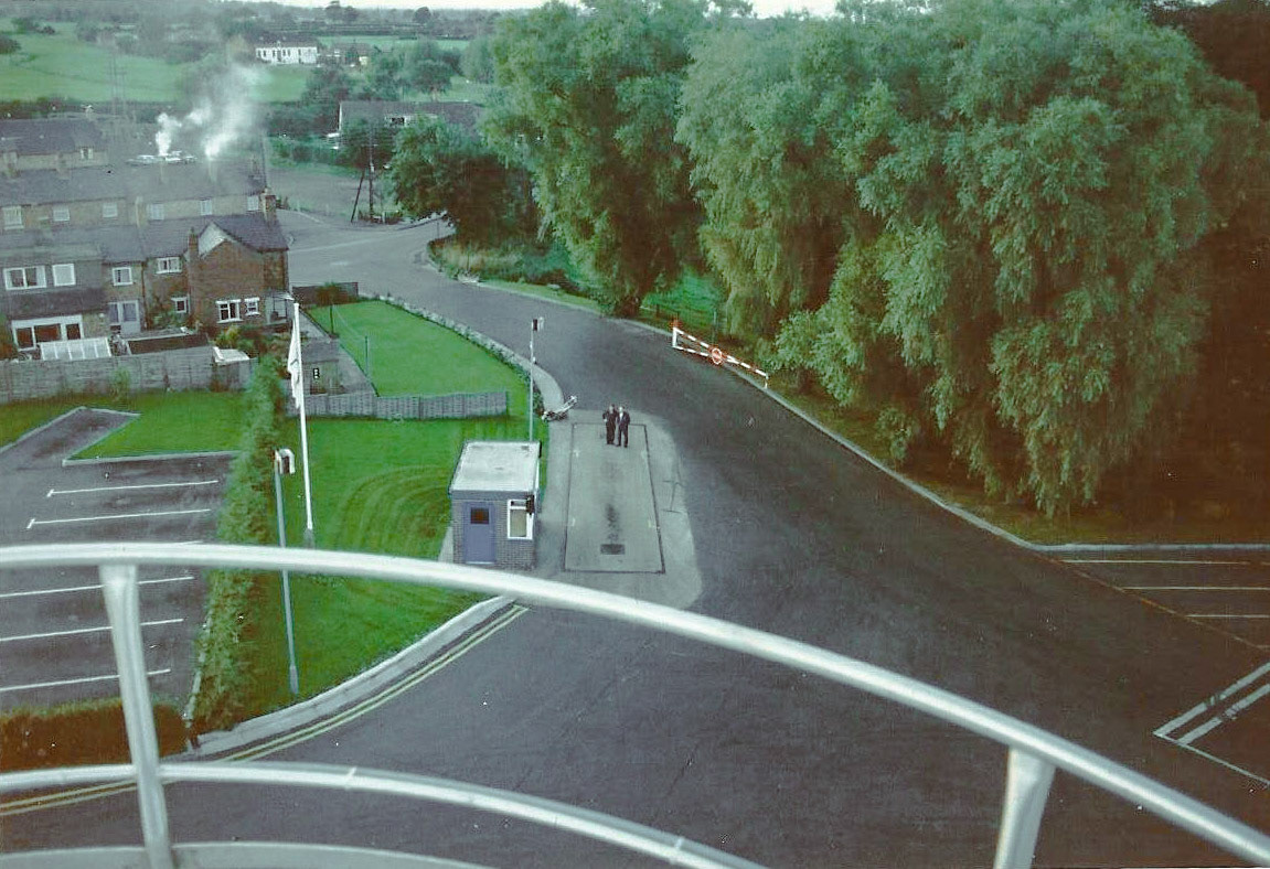 Tarvin, looking down on the weighbridge (Courtesy Barry Page, Old Tarvin FB Group)