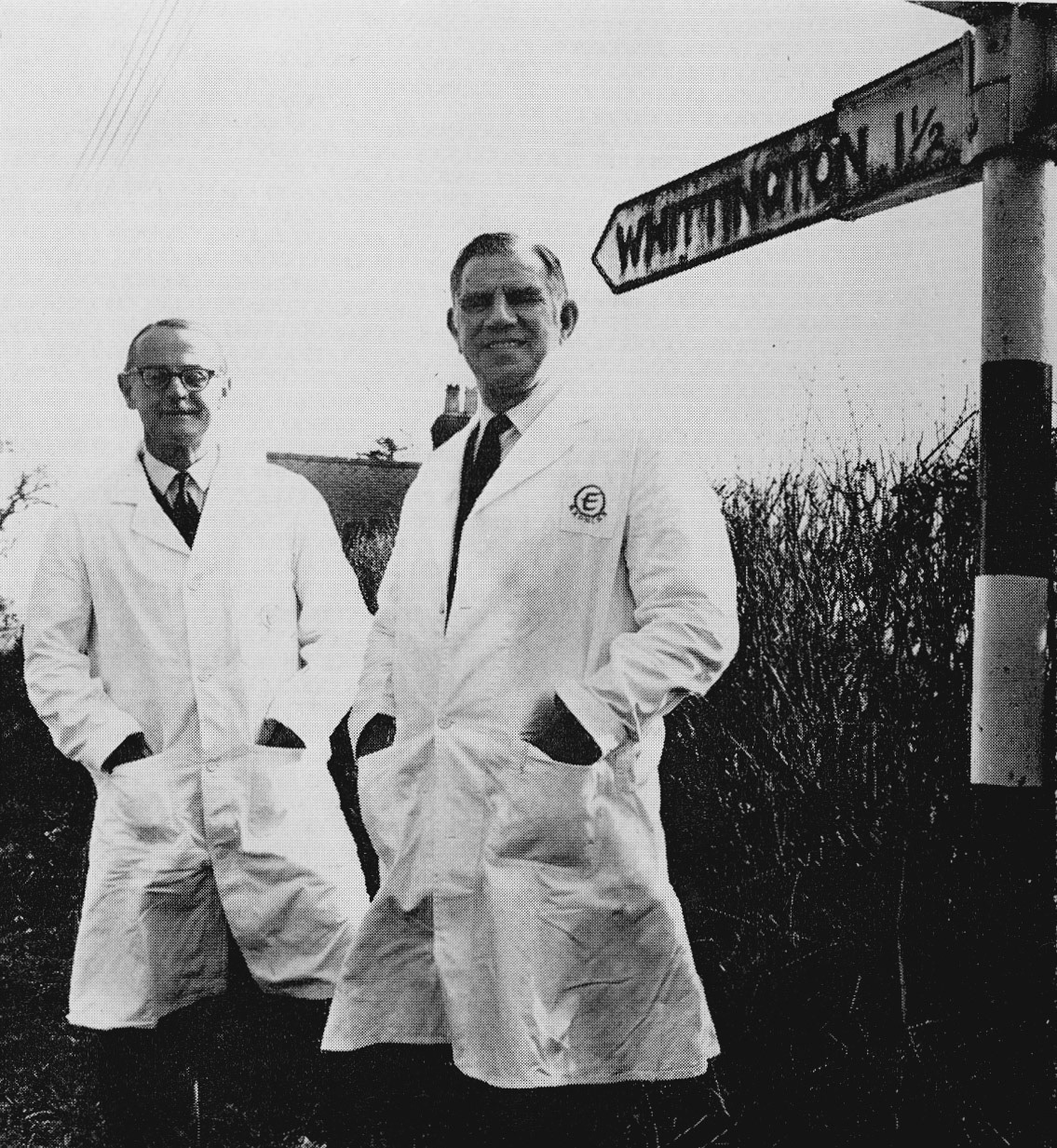 1970 Whittington-Joint Managers Peter Allsop and Reg Austin (Courtesy Doreen Williams)