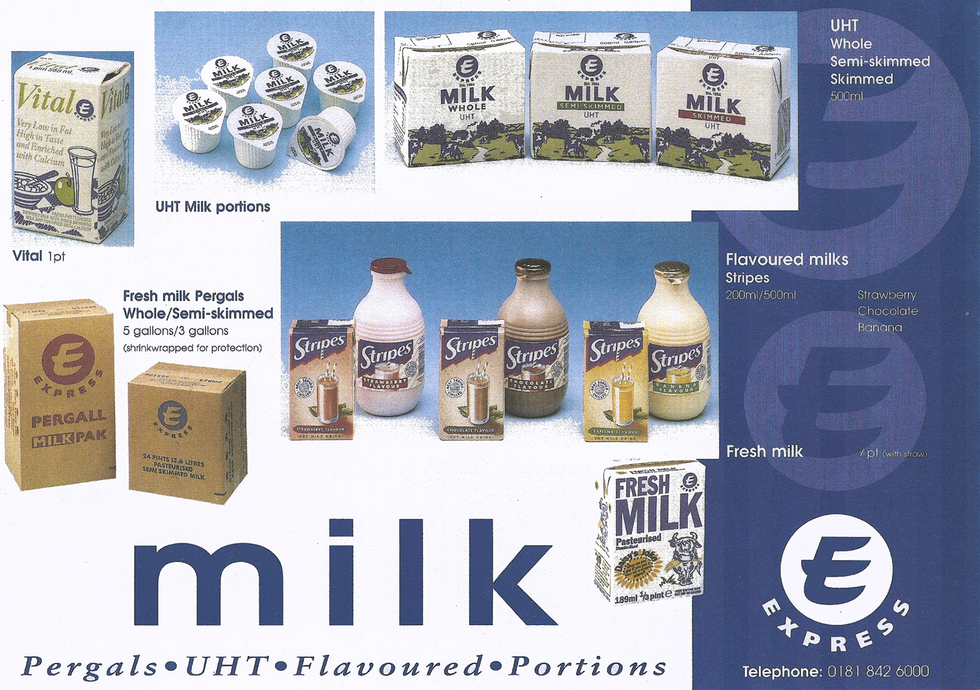 1990s Milk Sales Leaflets. (Courtesy Paul Luke)