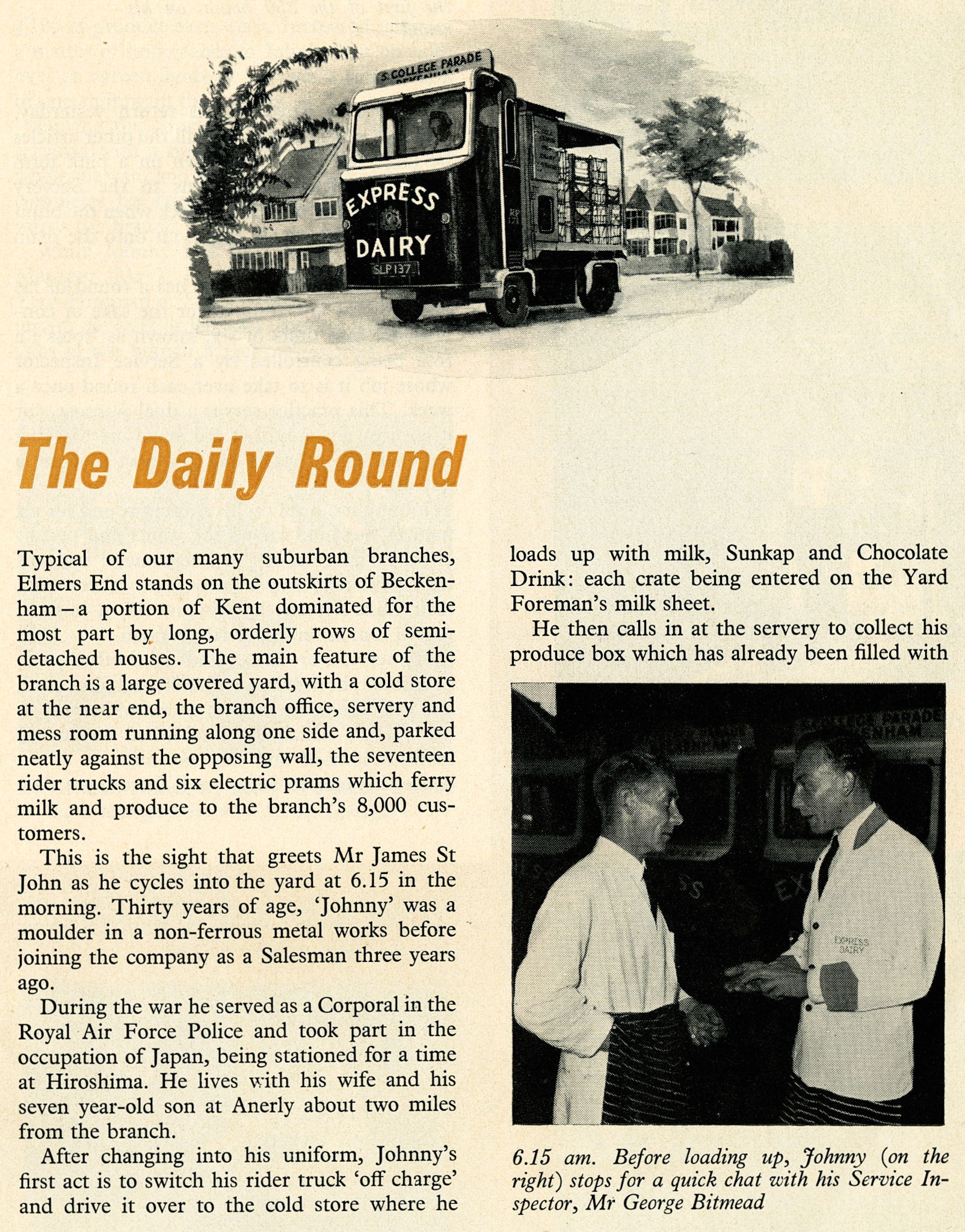 1956 Elmers End retail depot