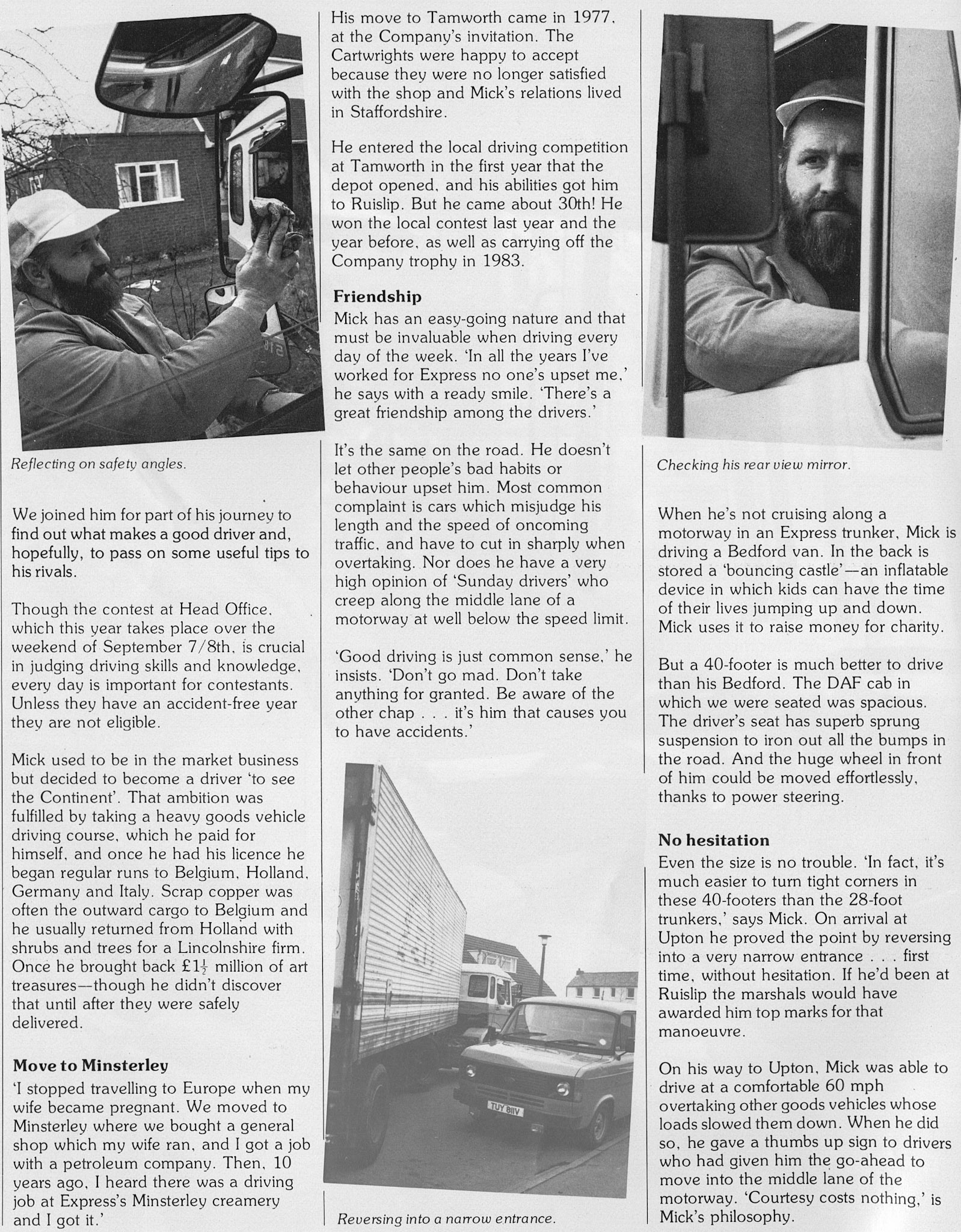 1984 Mick Cartwright Driver of the Year