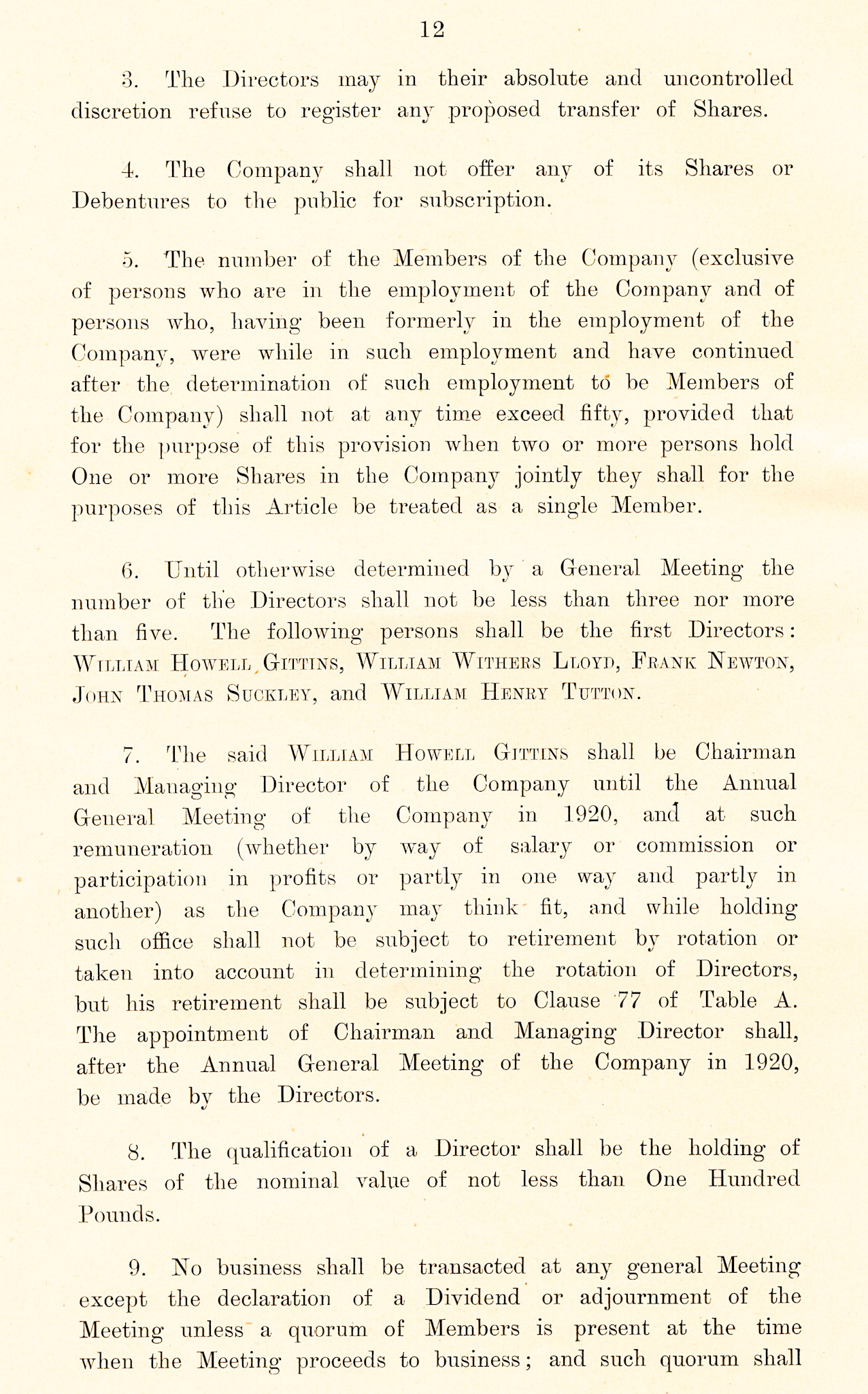 1918 Ruyton Co-operative Dairies Ltd Articles of Association