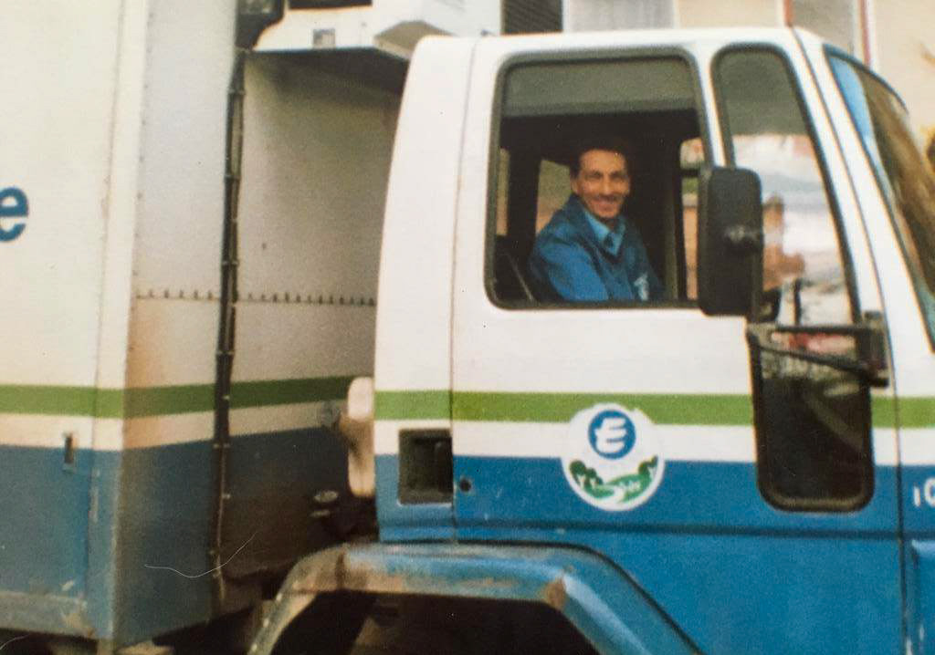 1980's Exeter. Gillian Chambers, Jimmy Reid and Derek Howland recognise Rodney "Rodders" Radford (Courtesy Phillip Budd)
