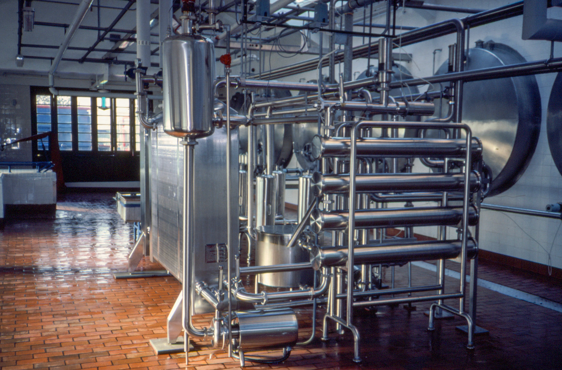 1979 South Morden after re-equip. Pasteurising plant.