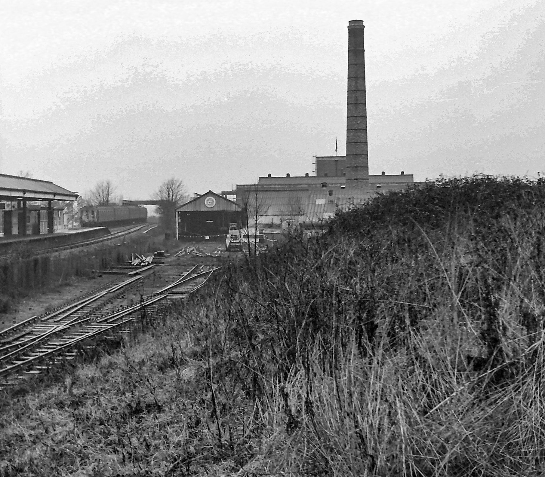 1979 South Morden rail siding and track removal. (Photographer Sam Jones)