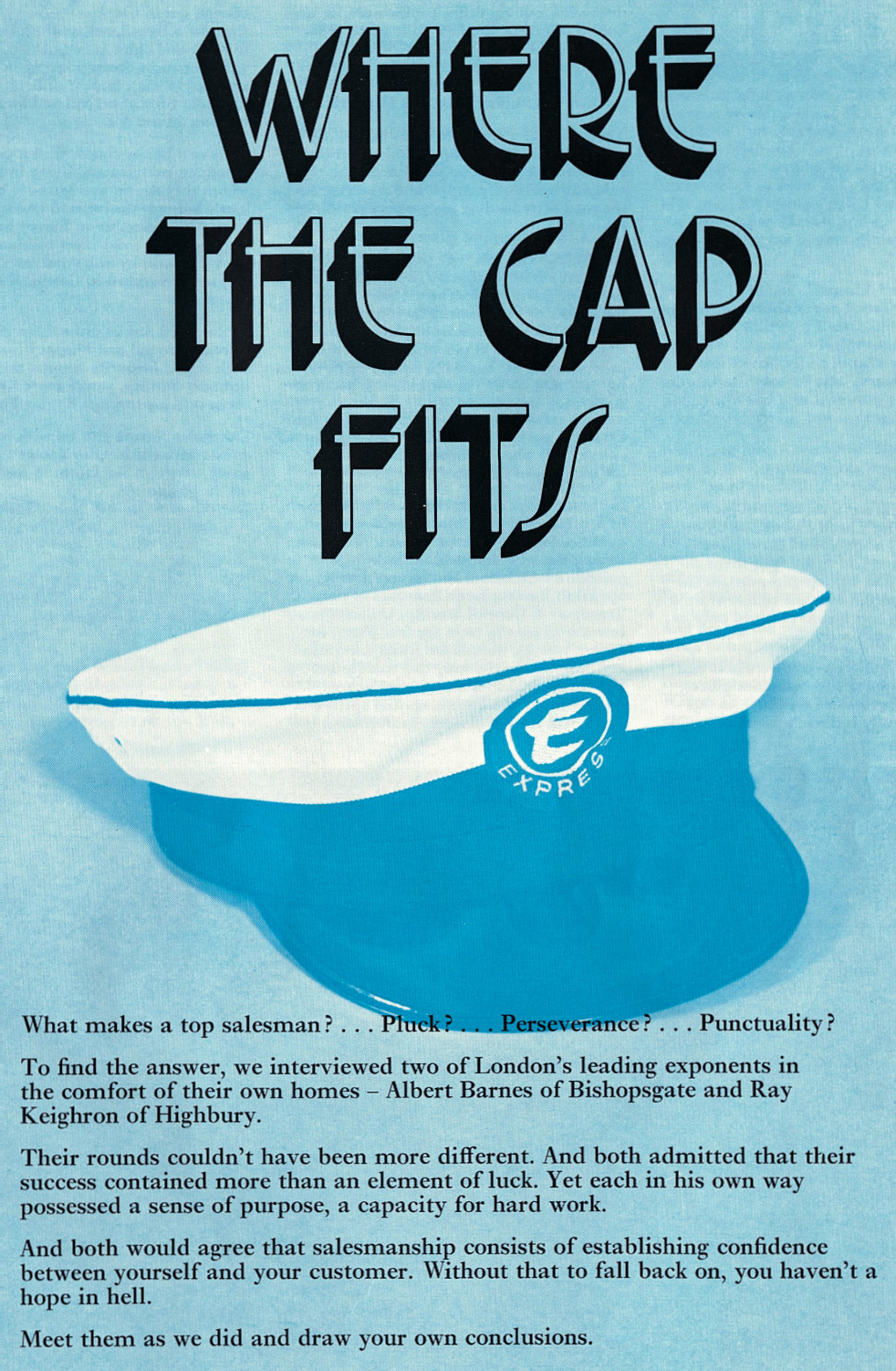 1971 Profile of two milkmen at their homes