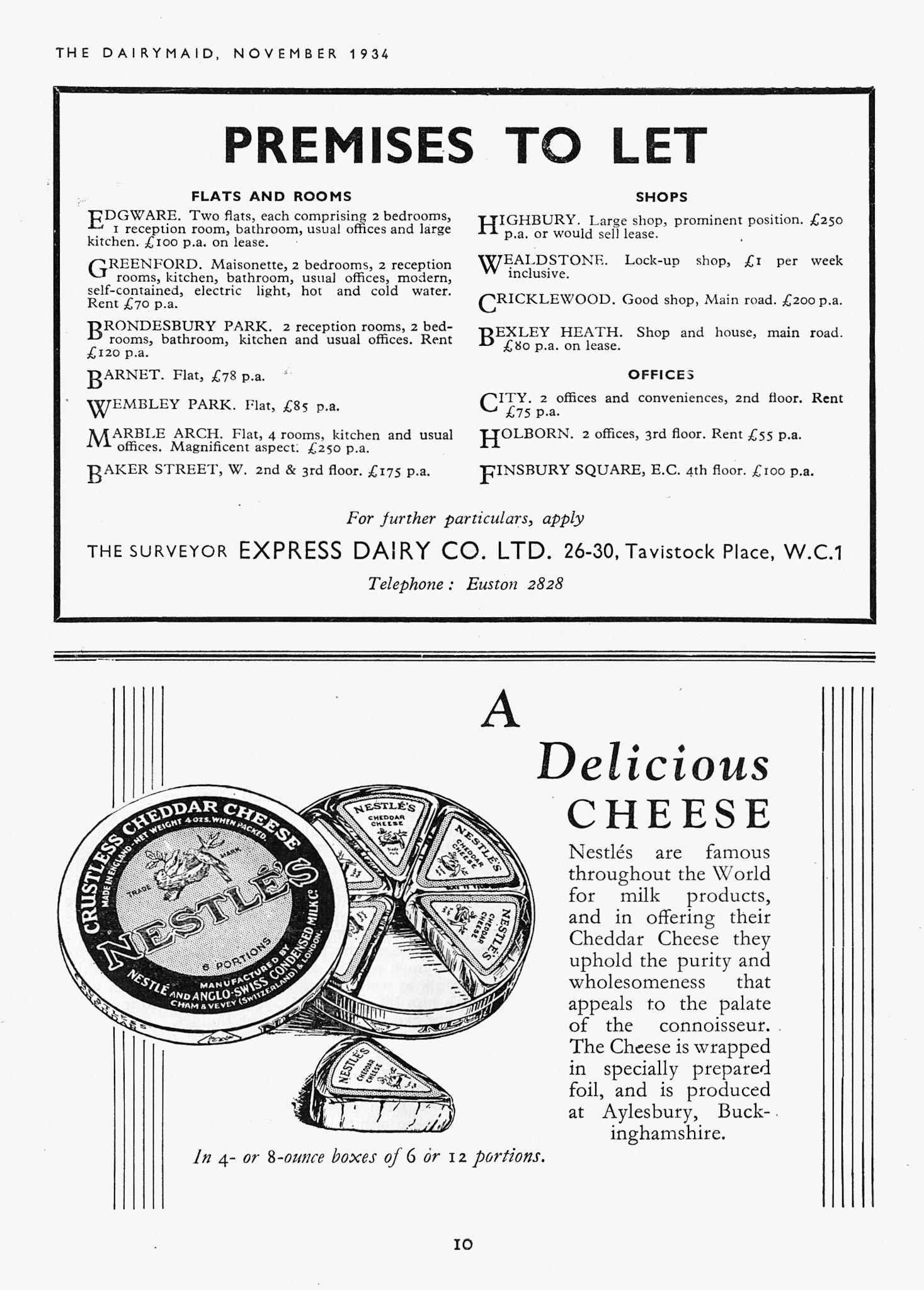 1934 November-Dairymaid Magazine 41 Page 10 (Express Dairy Tales Archive)