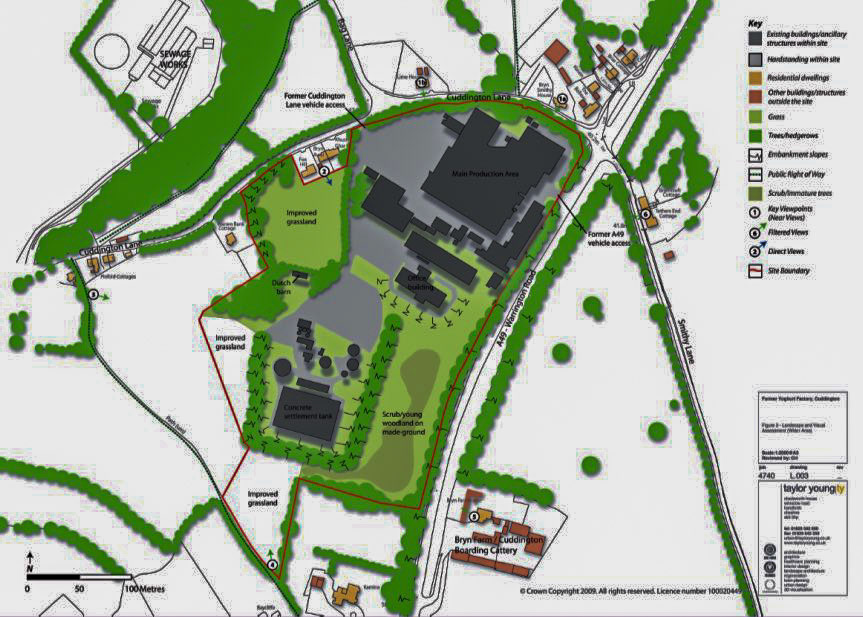 2009 Architects plan associated with Cuddington Creamery redevelopement (Courtesy Barbara Dugen-Williams, FB)